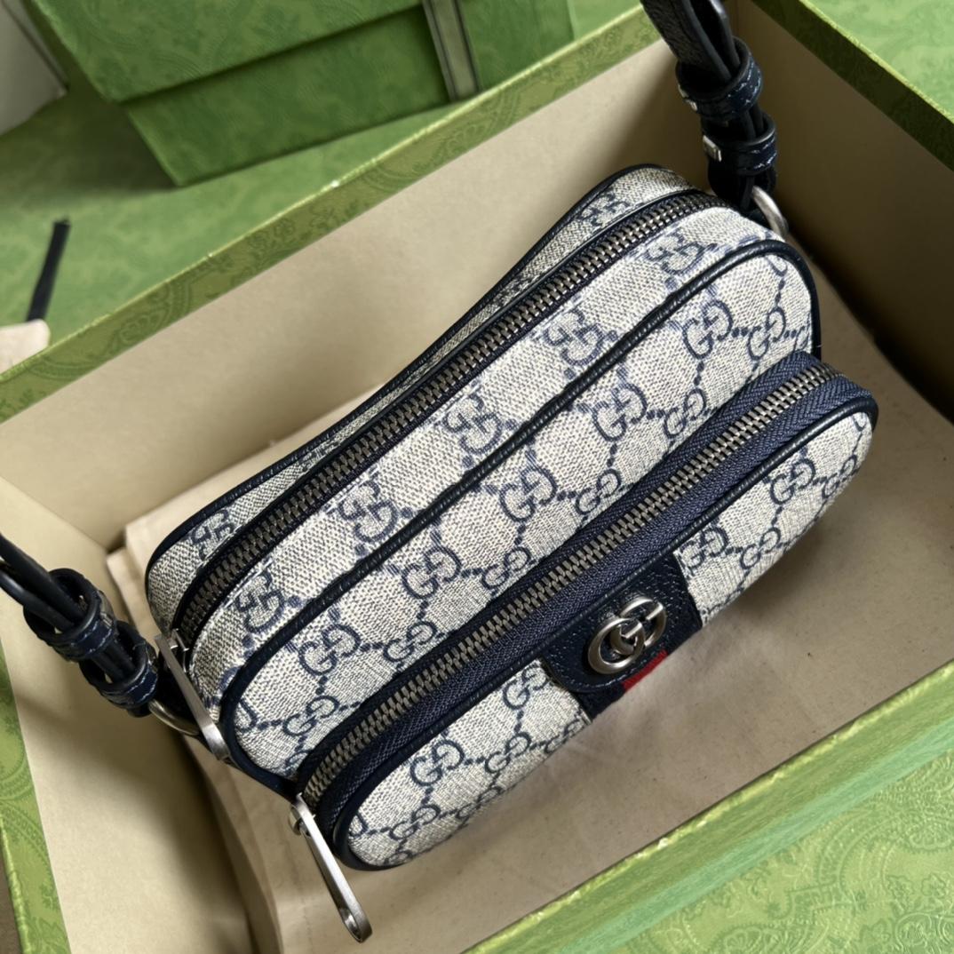 Gucci Ophidia Small Messenger Bag(24-13-6CM)   - DopestKickz