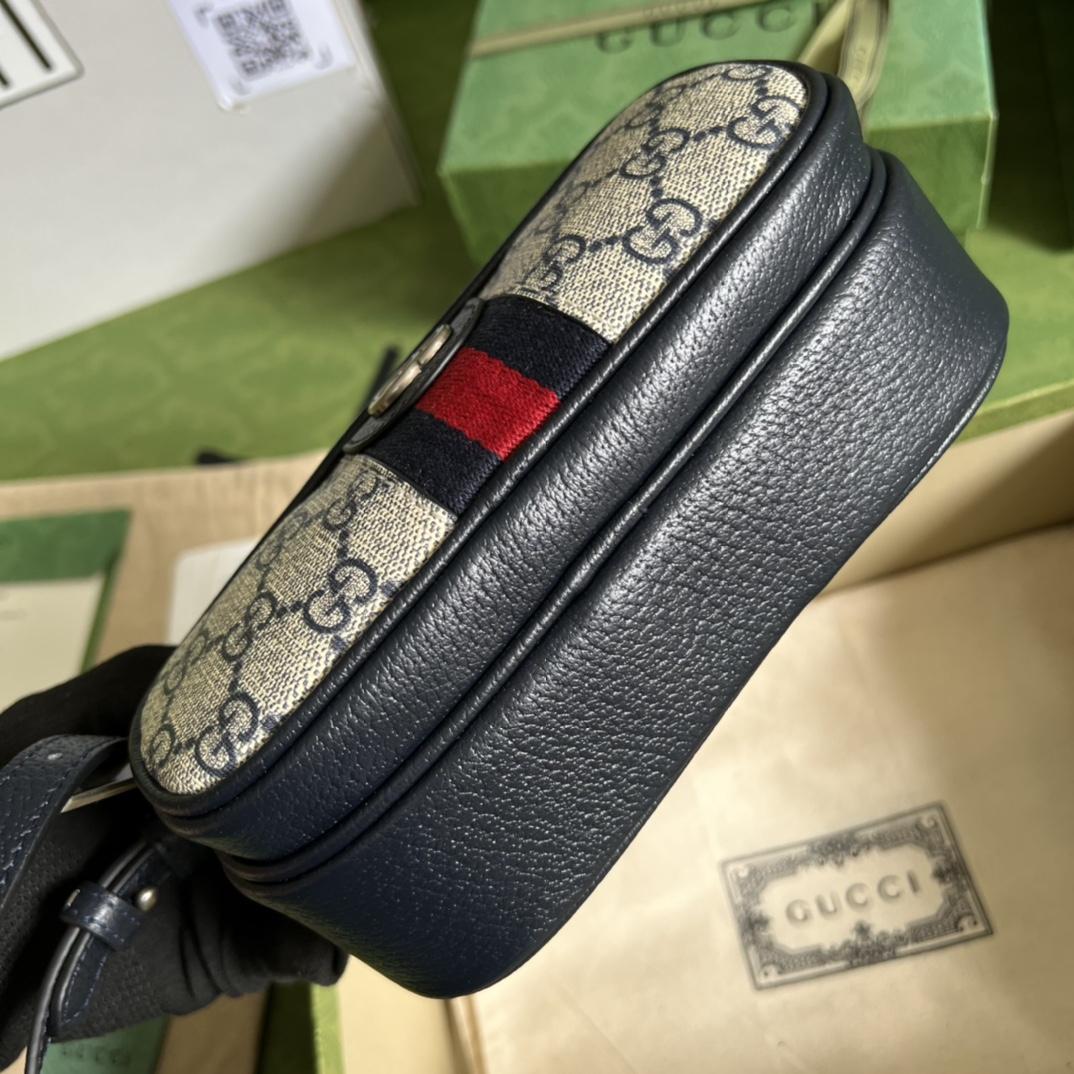 Gucci Ophidia Small Messenger Bag(24-13-6CM)   - DopestKickz