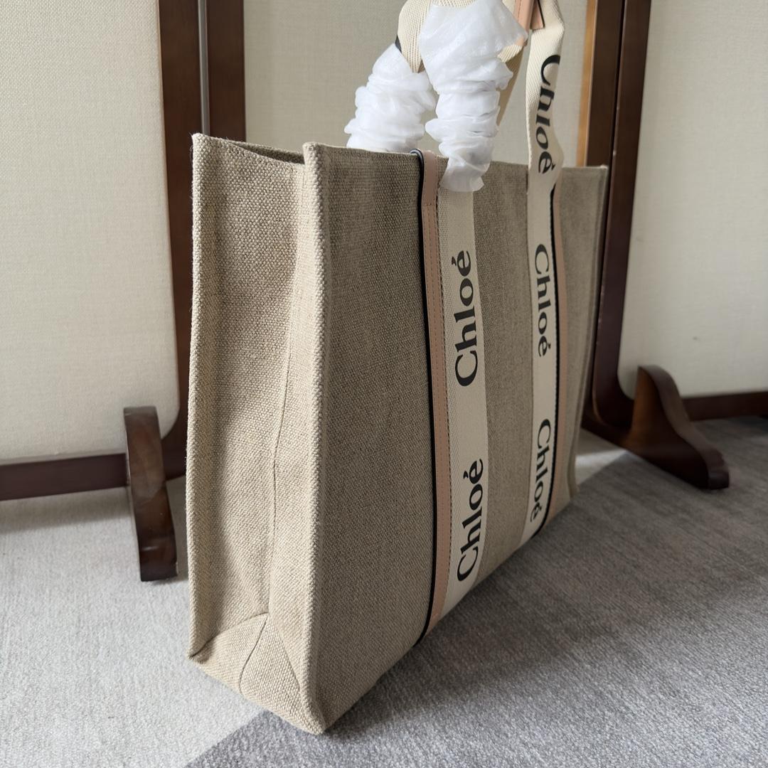 Chloe Large Woody Tote Bag(45-33-13 cm) - DopestKickz