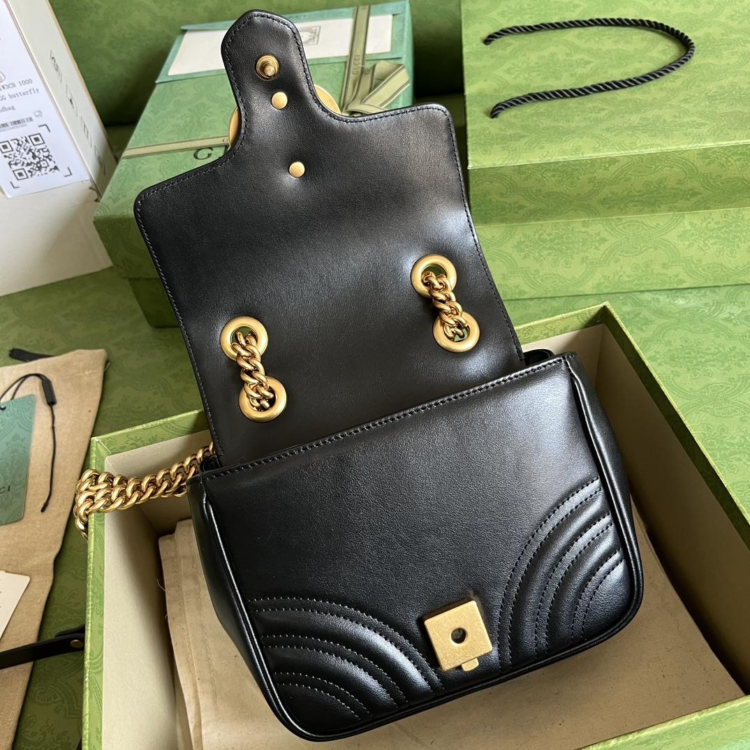 Gucci GG Marmont Mini Shoulder Bag(18-13.5-8cm) - DopestKickz