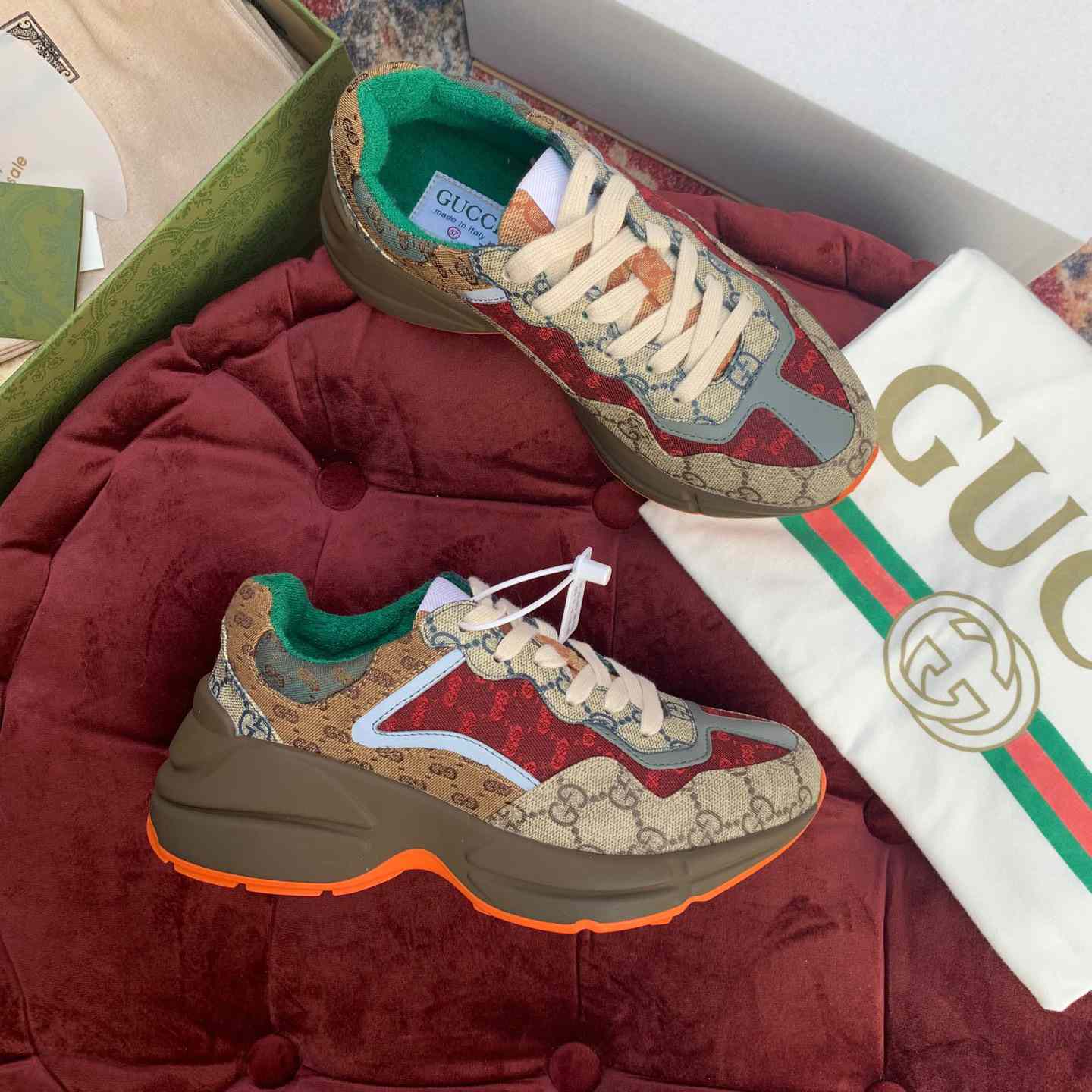 Gucci GG Rhyton Sneaker(upon uk size) - DopestKickz
