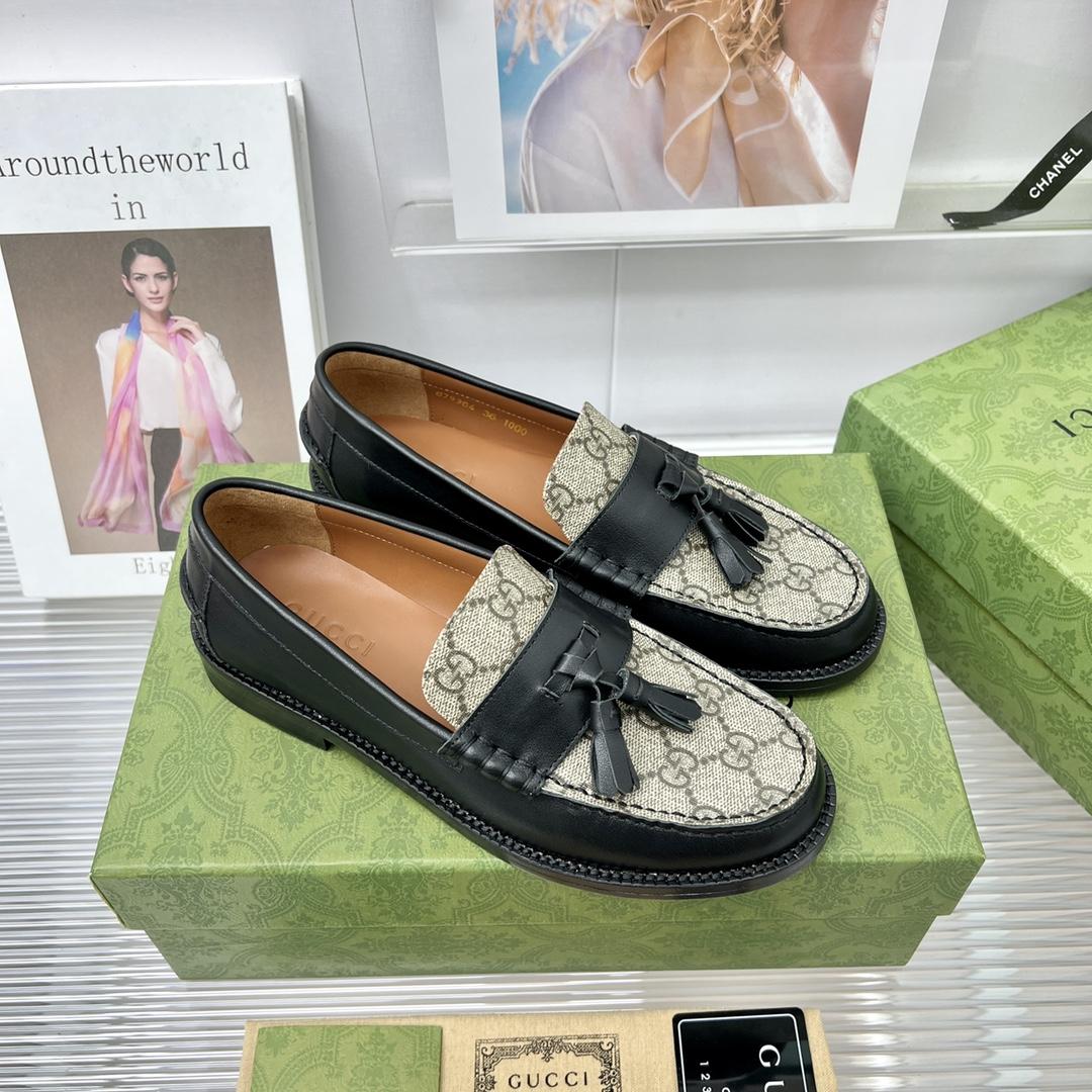 Gucci GG Loafer With Tassel - DopestKickz