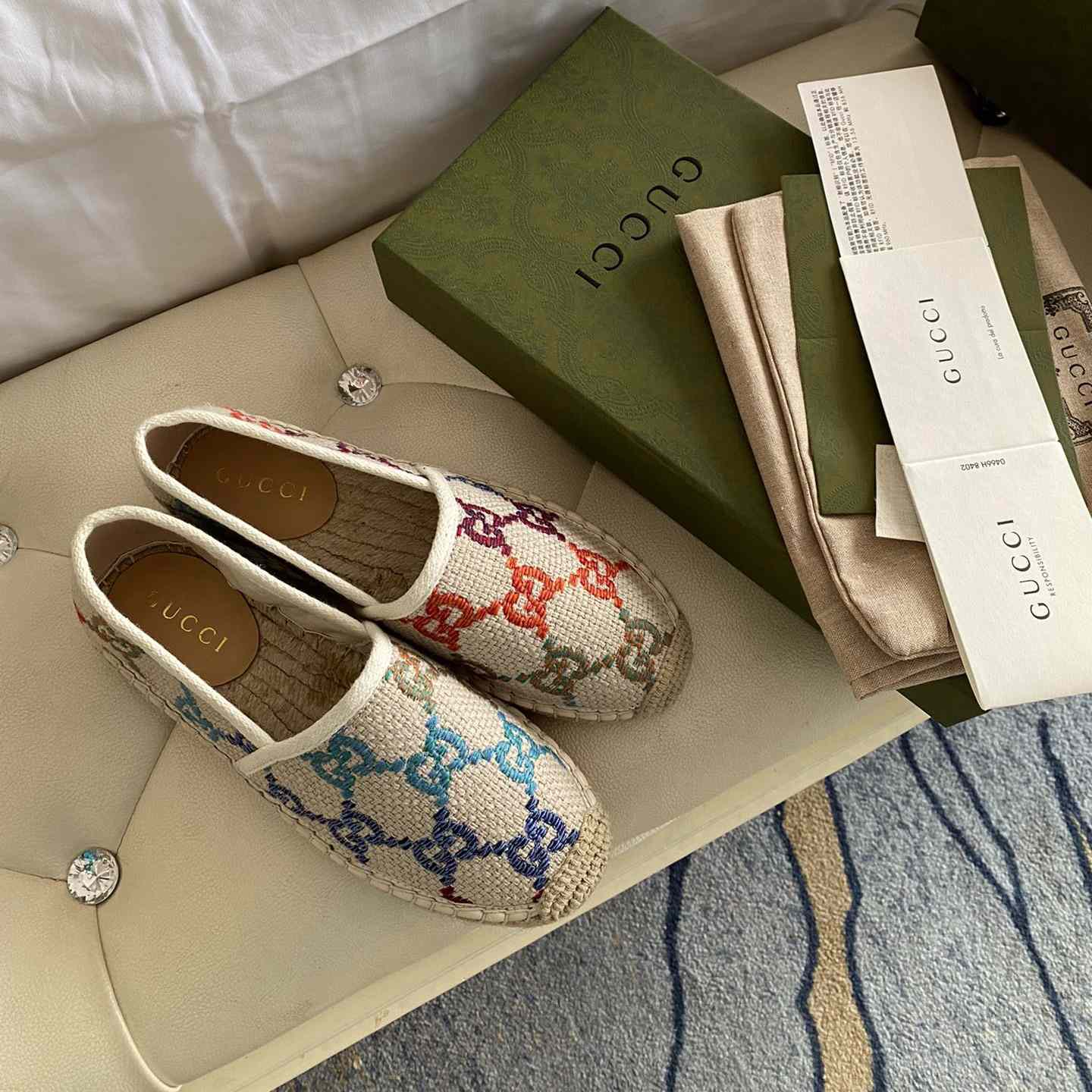 Gucci GG Jacquard Espadrilles - DopestKickz