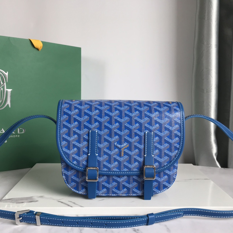 Goyard Belvedere MM Black Shoulder Bag(22-17-9.5cm)   - DopestKickz