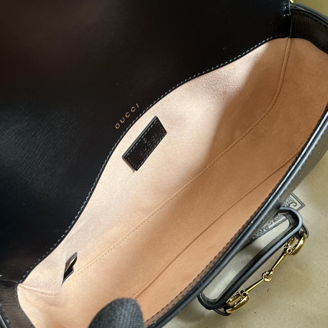 Gucci Horsebit 1955 Small Shoulder Bag(24-13-5cm)   - DopestKickz