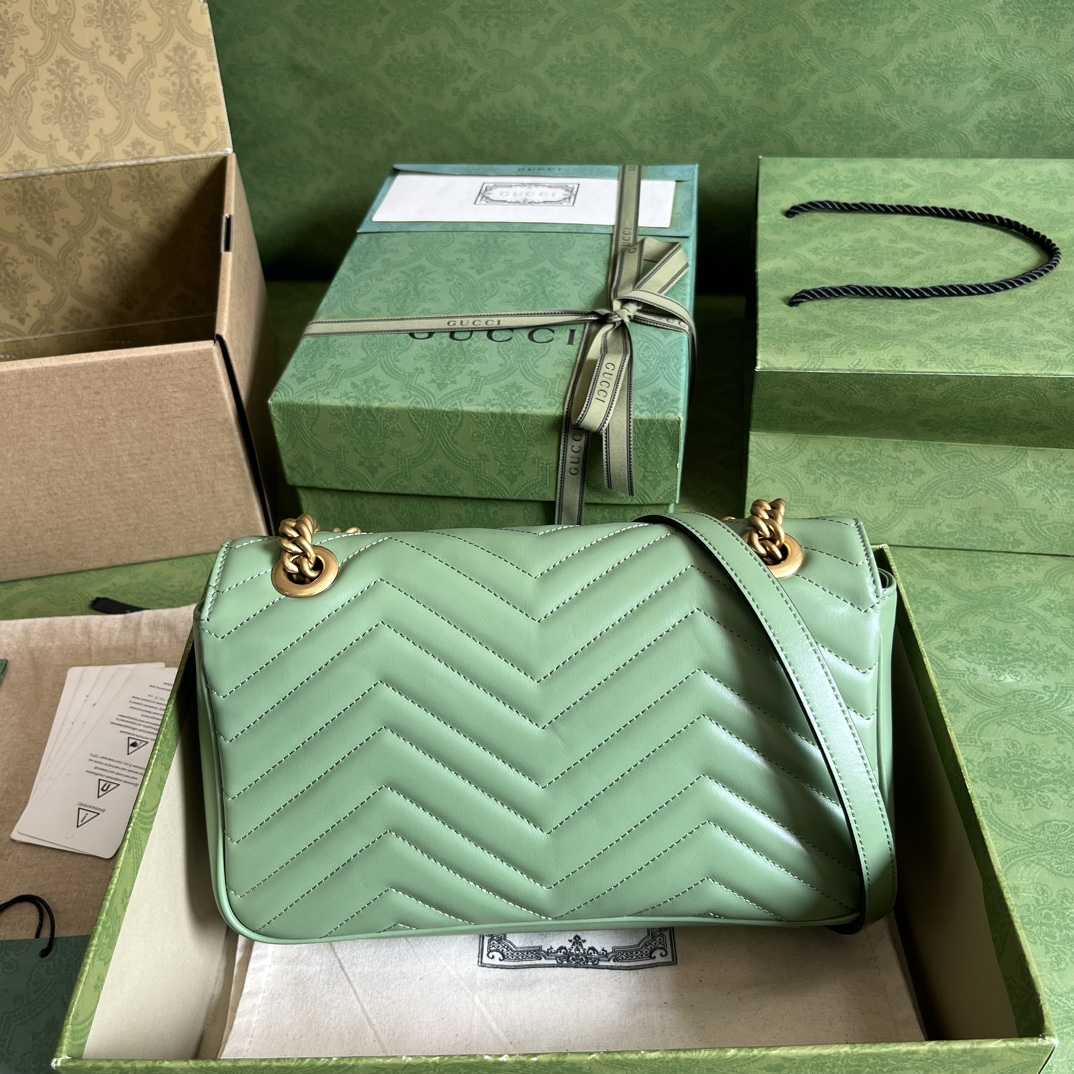 Gucci GG Marmont Small Shoulder Bag(26*15*7cm)   - DopestKickz