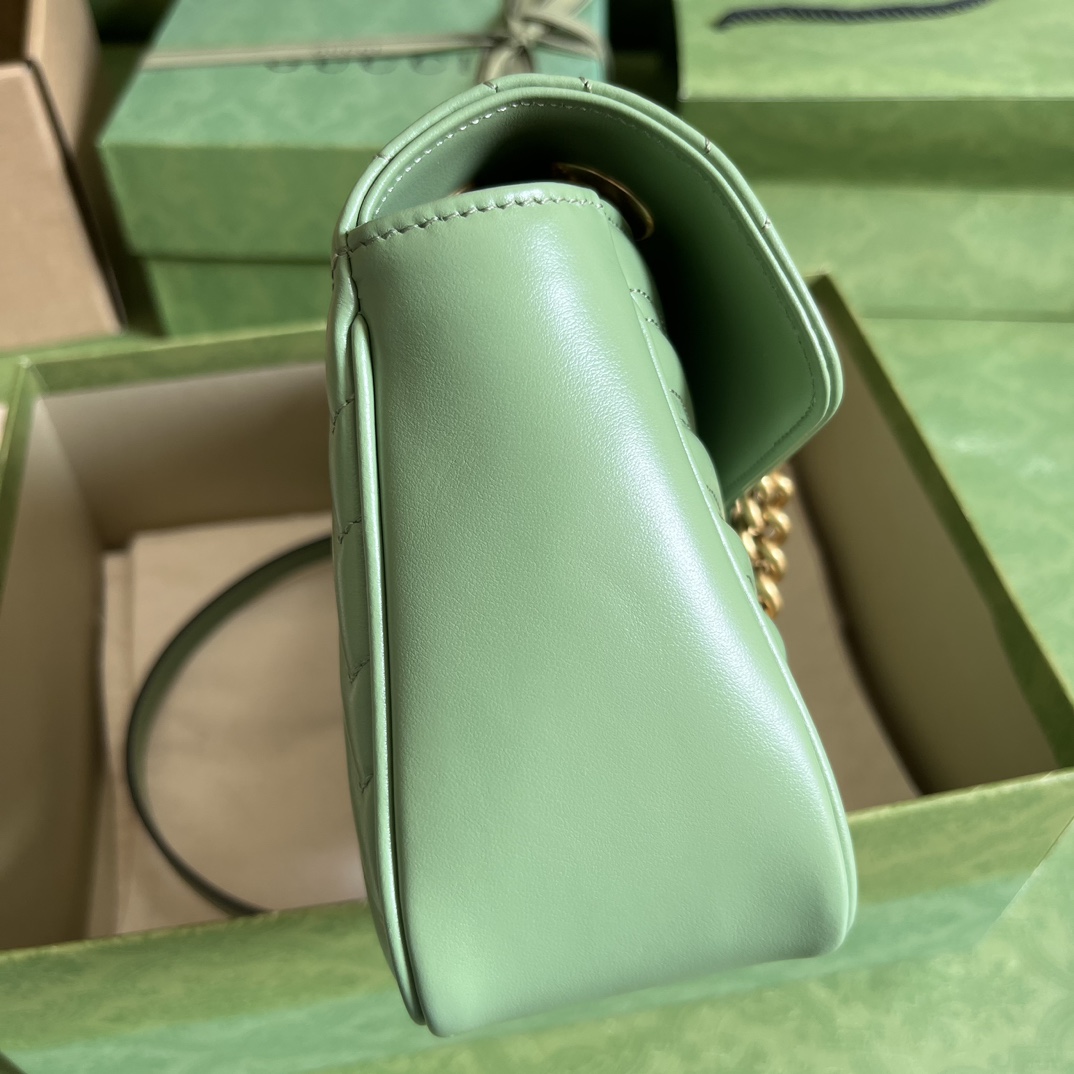 Gucci GG Marmont Small Shoulder Bag(26*15*7cm)   - DopestKickz