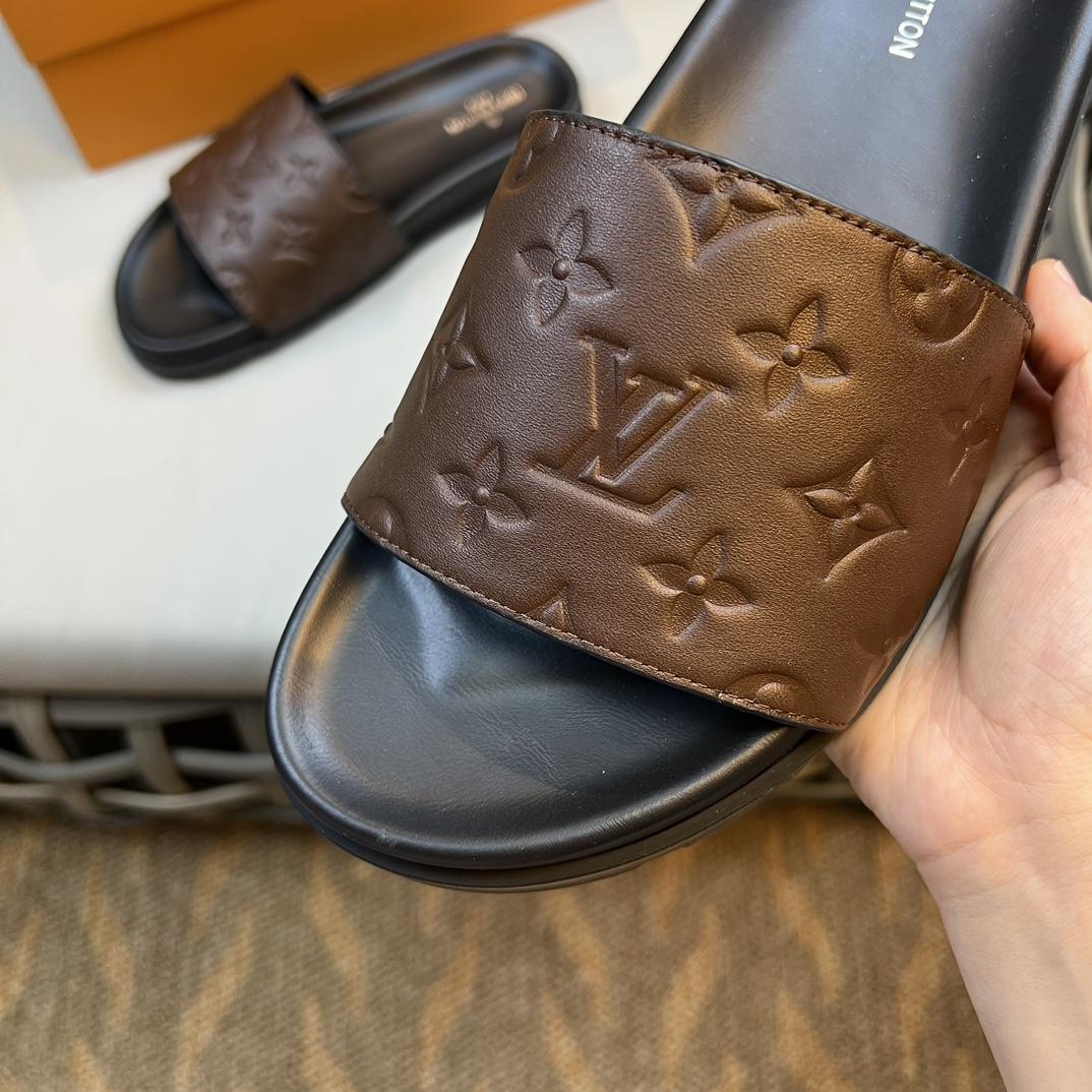 Louis Vuitton Monogram Sandals - DopestKickz