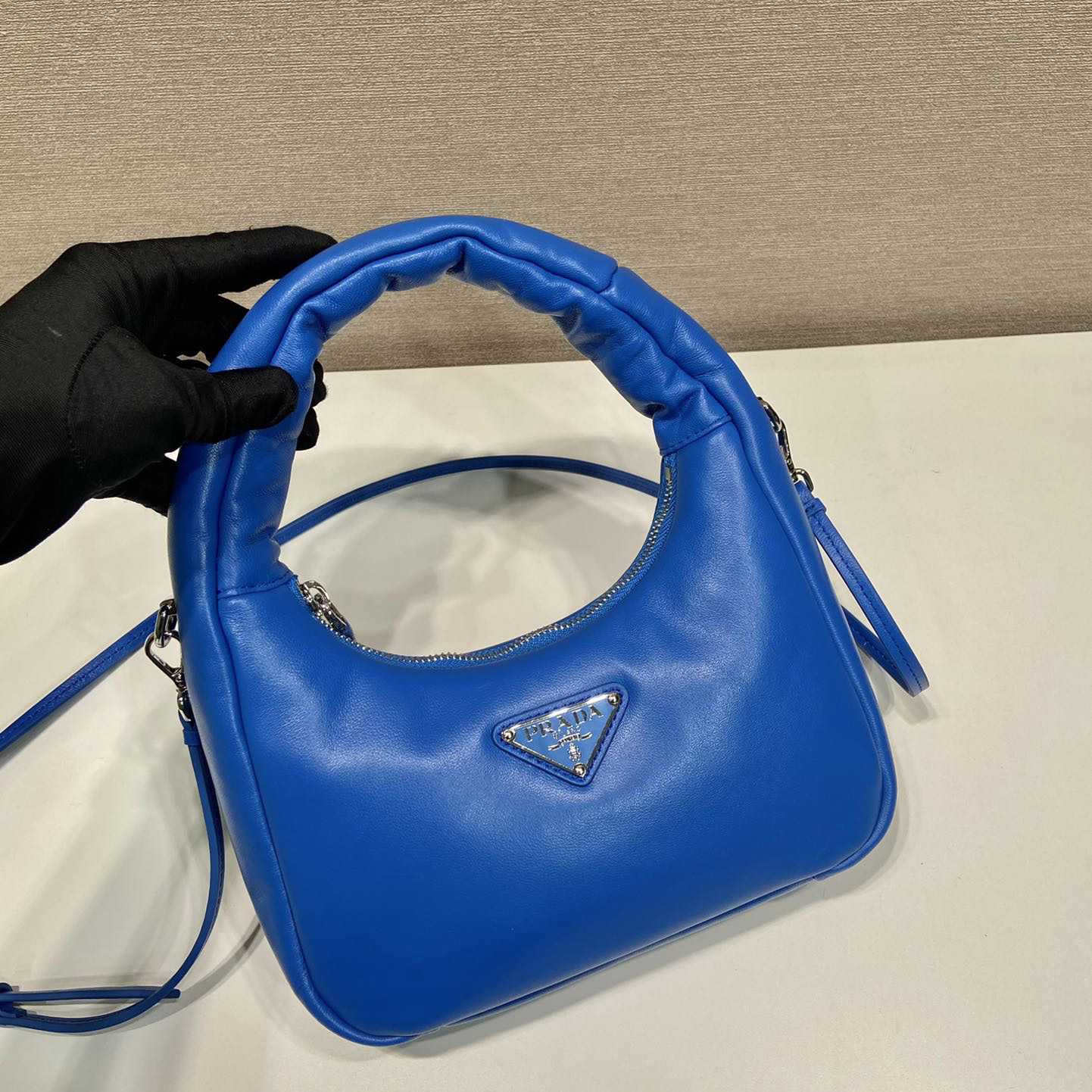 Prada Soft Padded Nappa Leather Mini-Bag - DopestKickz