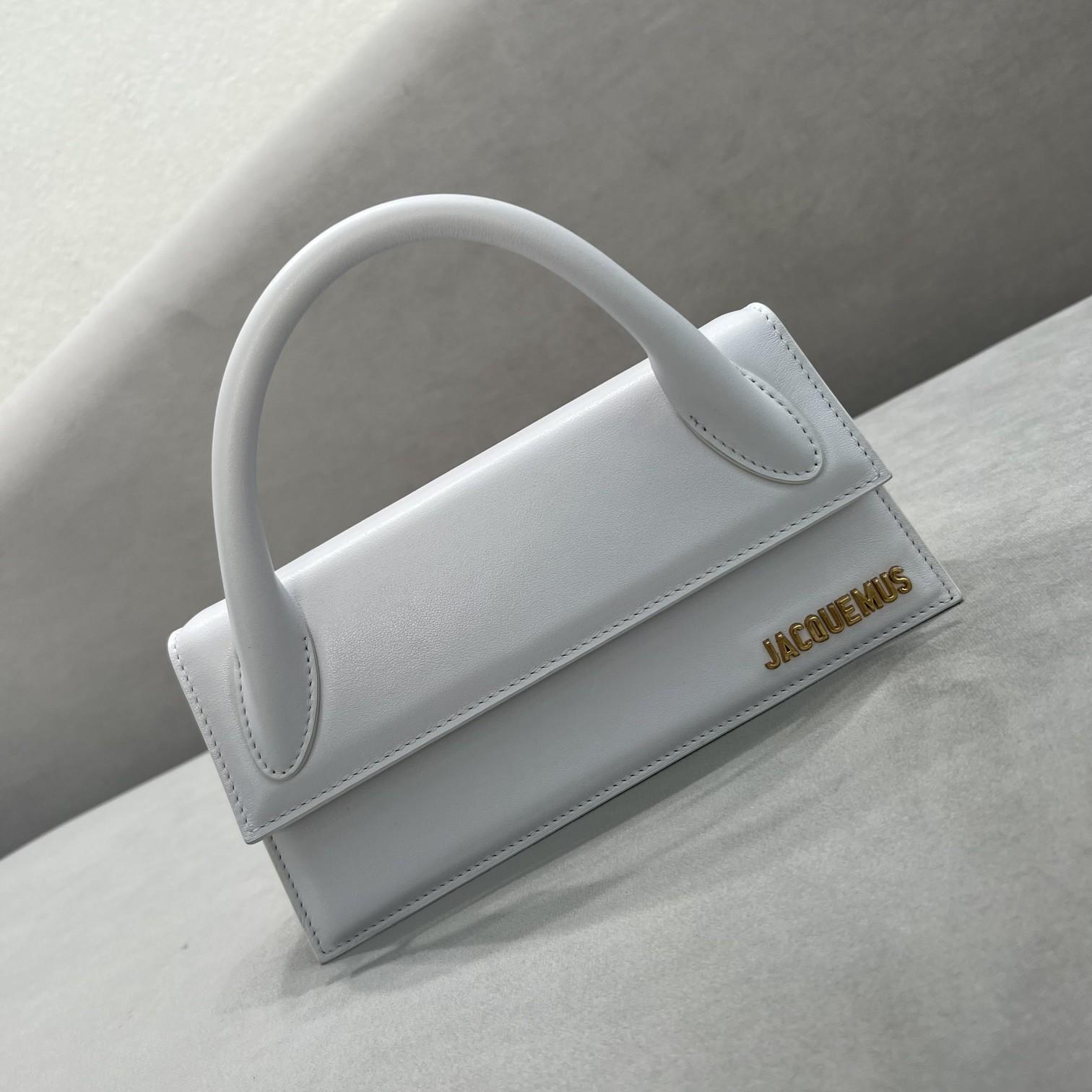 Jacquemus Le Chiquito Long Leather Handbag - DopestKickz