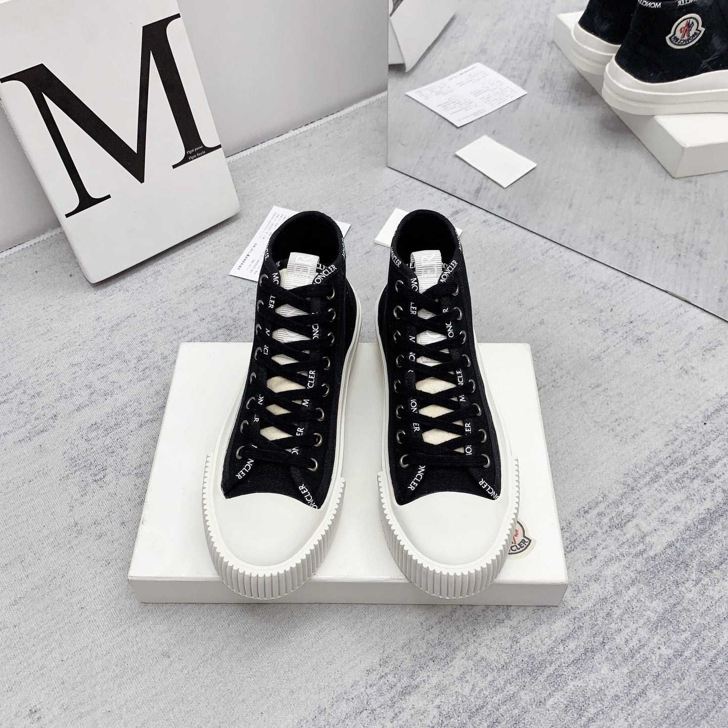Moncler Black Lissex Sneakers - DopestKickz