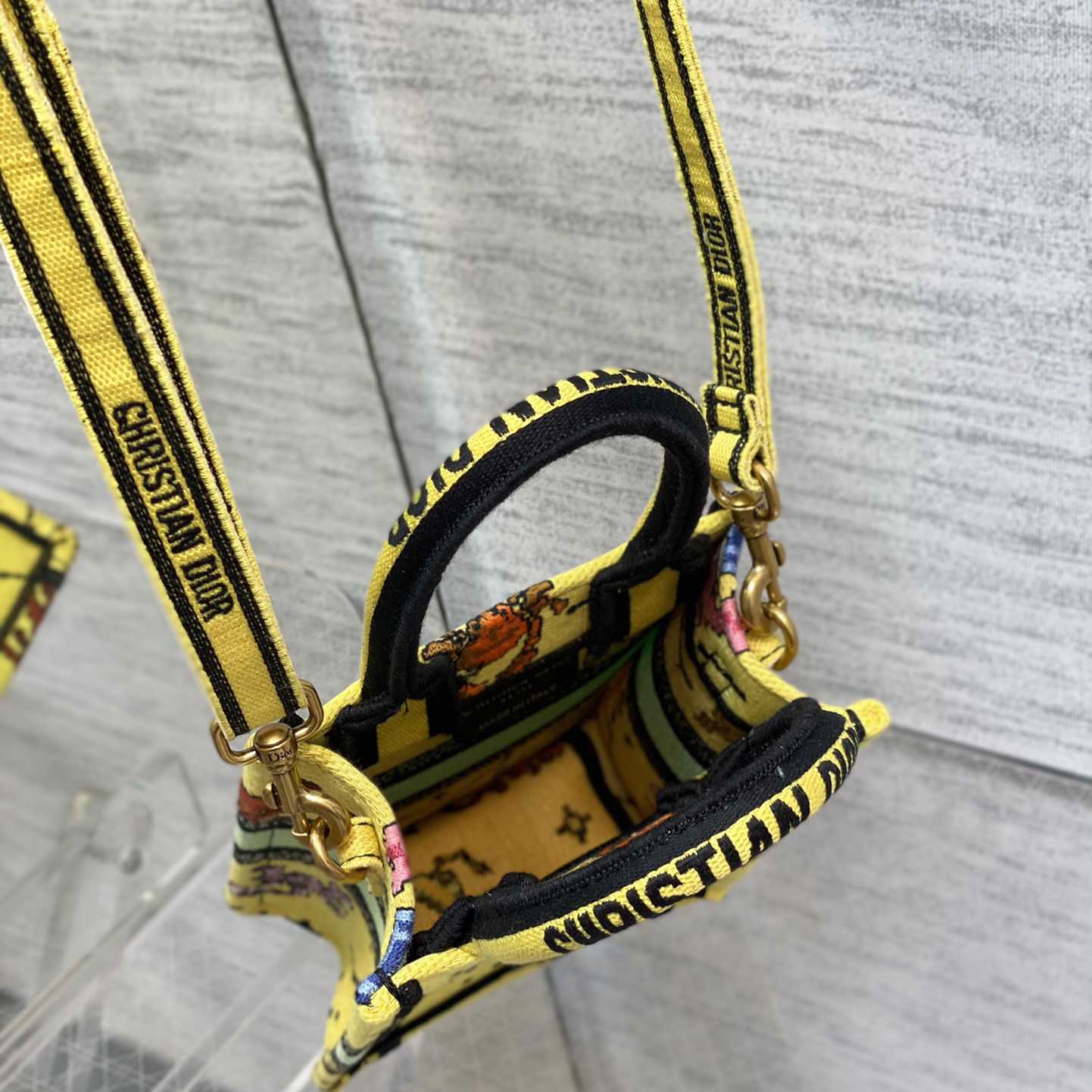 Dior Mini Dior Book Tote Phone Bag - DopestKickz
