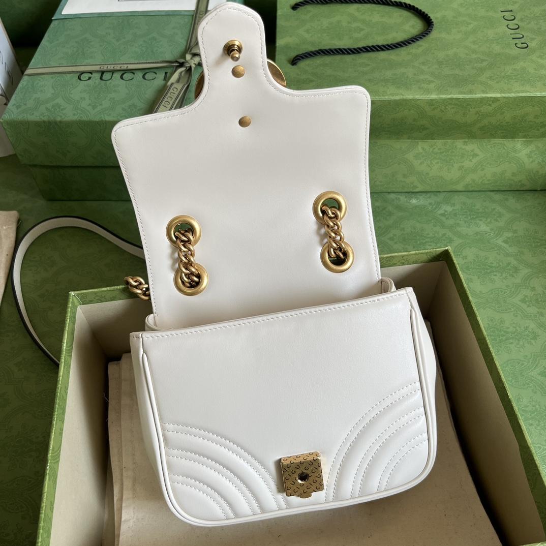 Gucci GG Marmont Mini Shoulder Bag(18-13.5-8cm) - DopestKickz