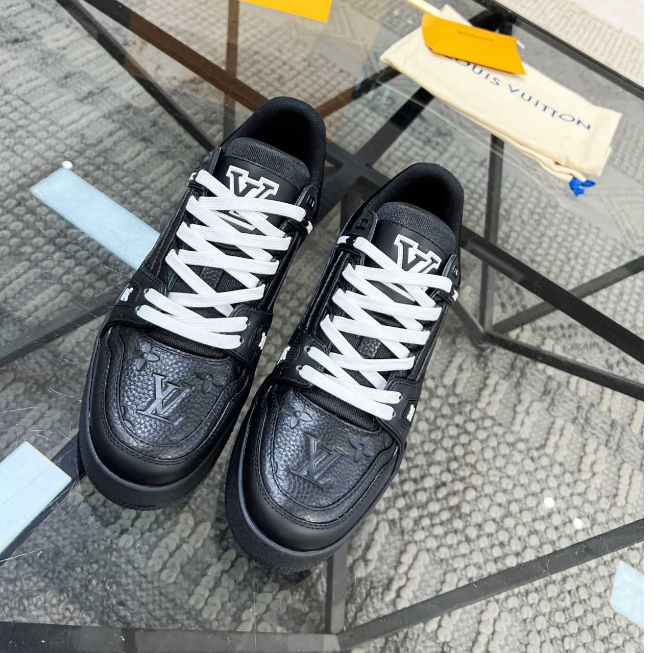 Louis Vuitton Trainer Sneaker (upon uk size)     - DopestKickz