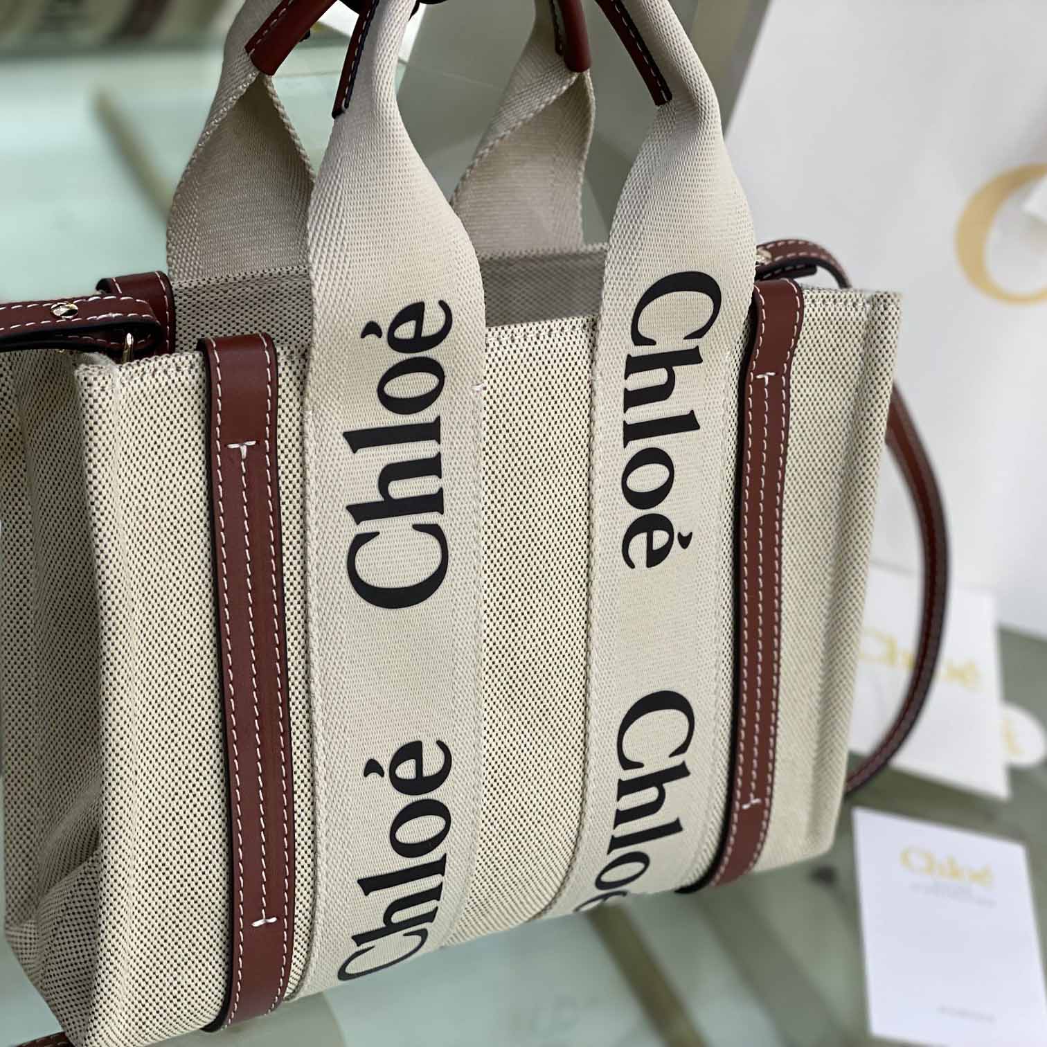 Chloe Small Woody Tote Bag - DopestKickz