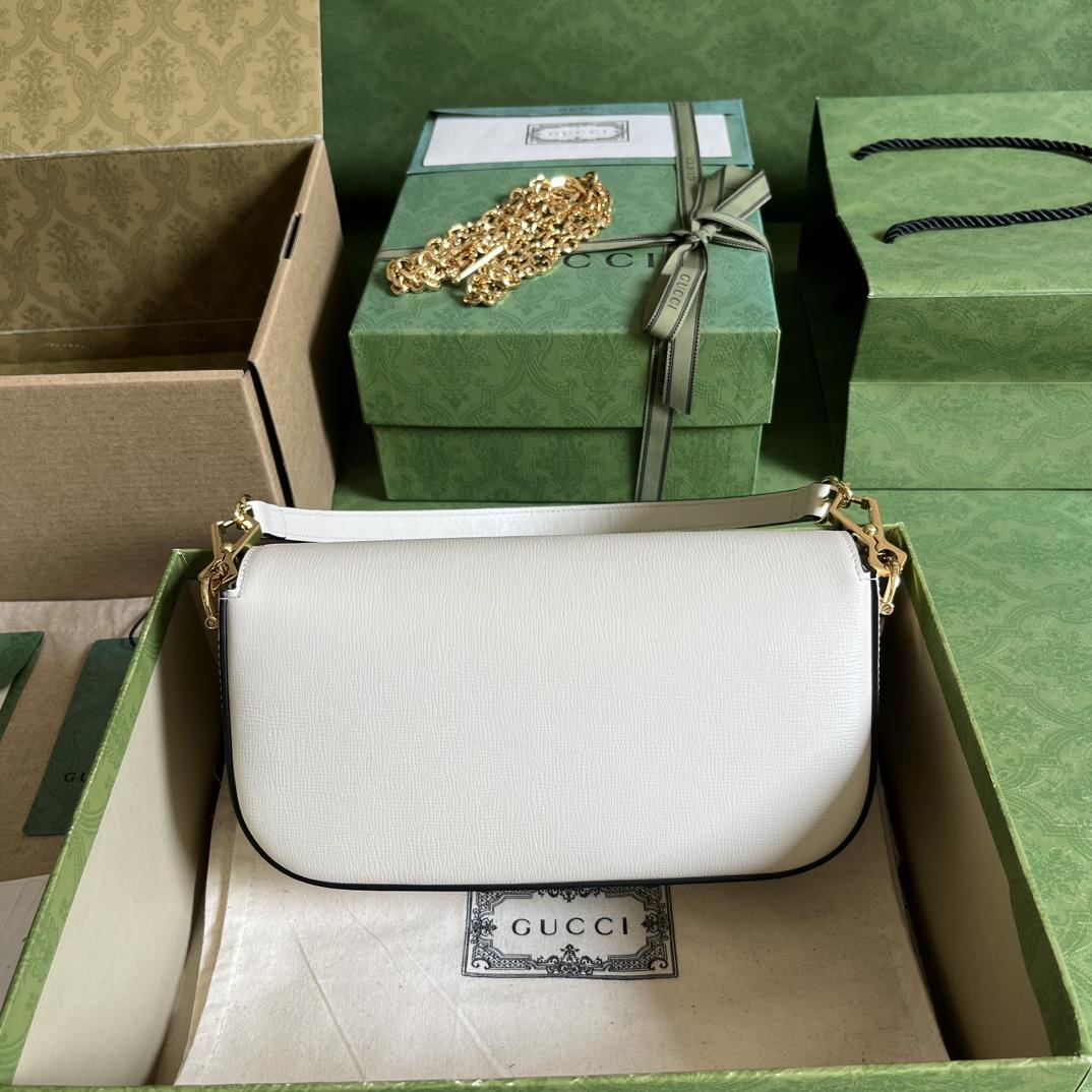 Gucci Horsebit 1955 Small Shoulder Bag(24-13-5cm)   - DopestKickz
