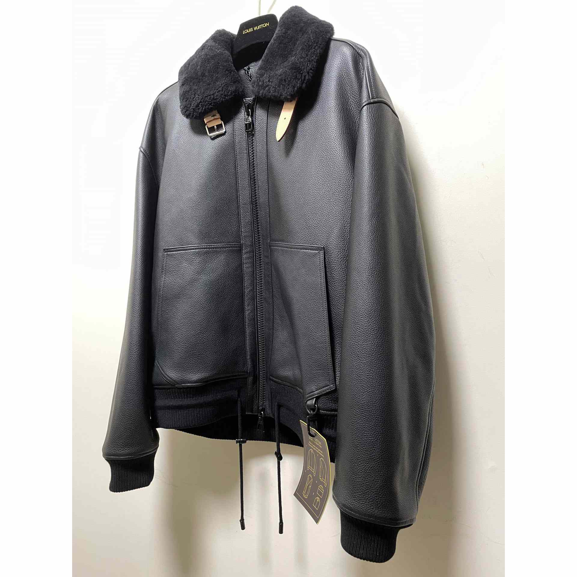 Louis Vuitton Leather Aviator Jacket - DopestKickz
