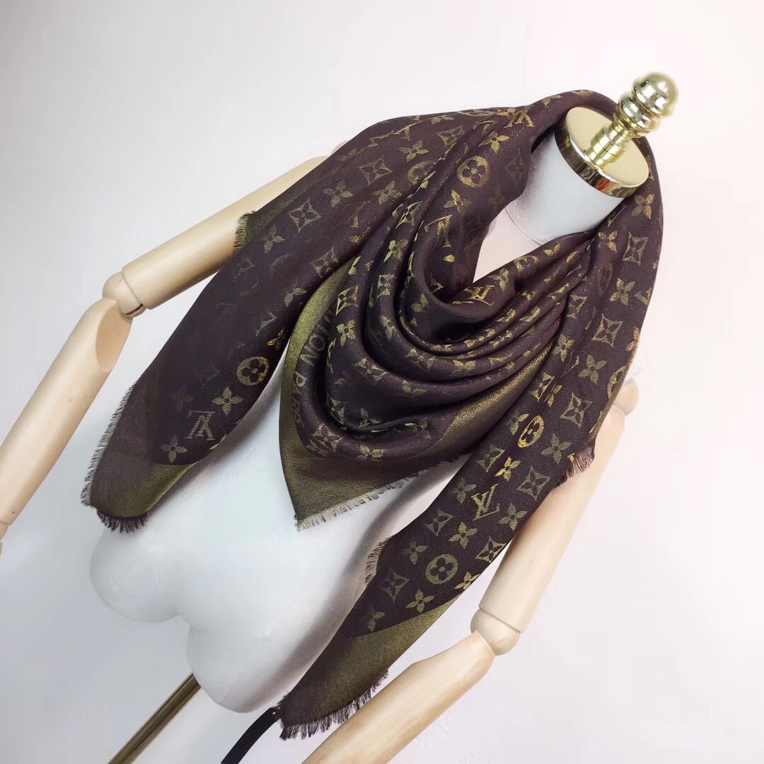 Louis Vuitton Monogram Denim Shawl - DopestKickz