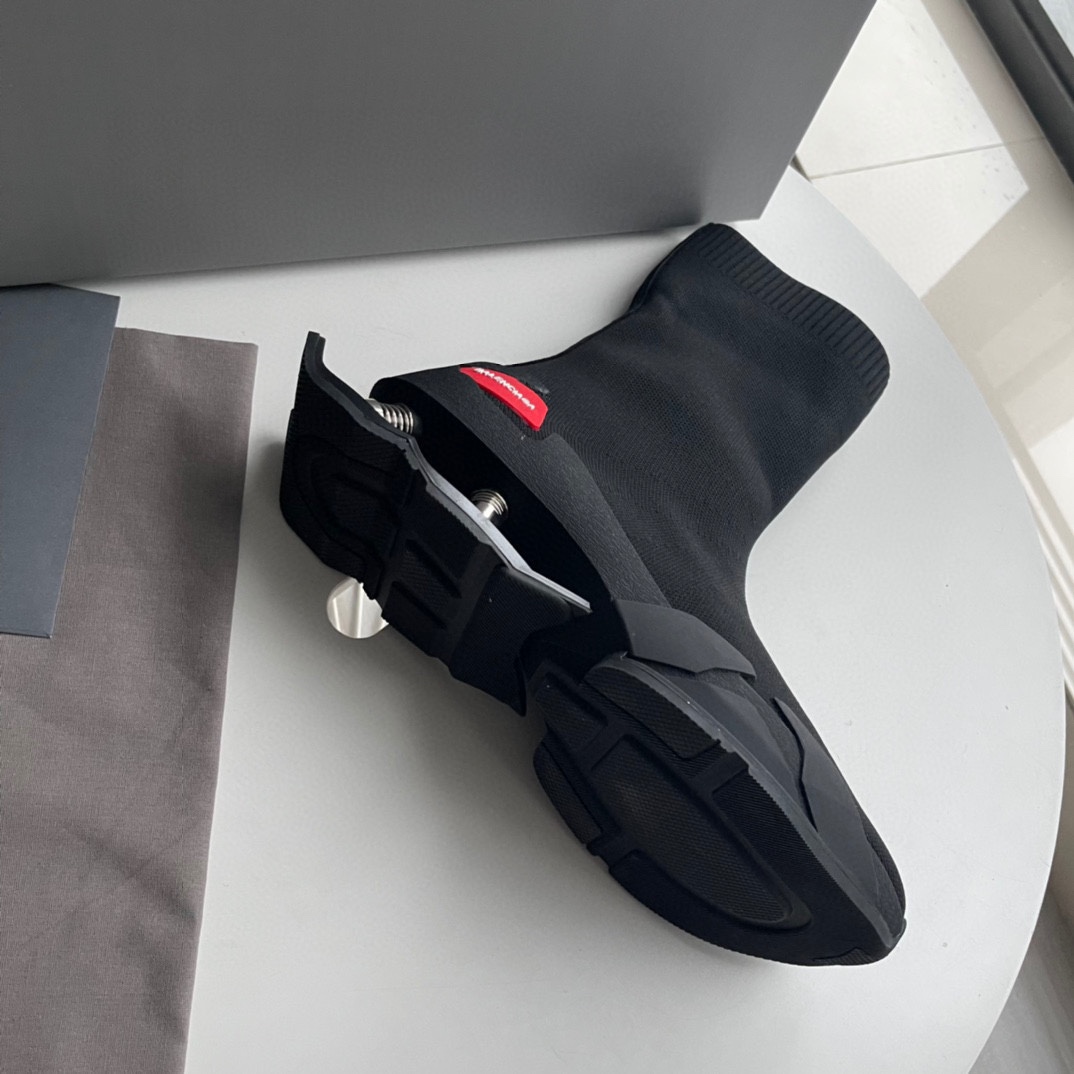 Balenciaga Speed Sneaker In Black - DopestKickz