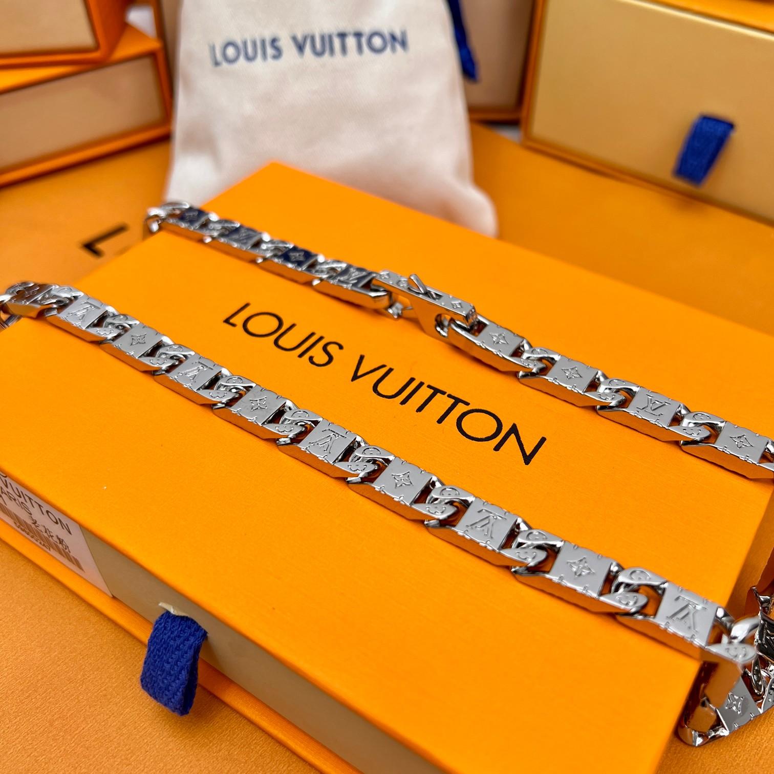 Louis Vuitton Monogram Tied Up Necklace    M00919 - DopestKickz