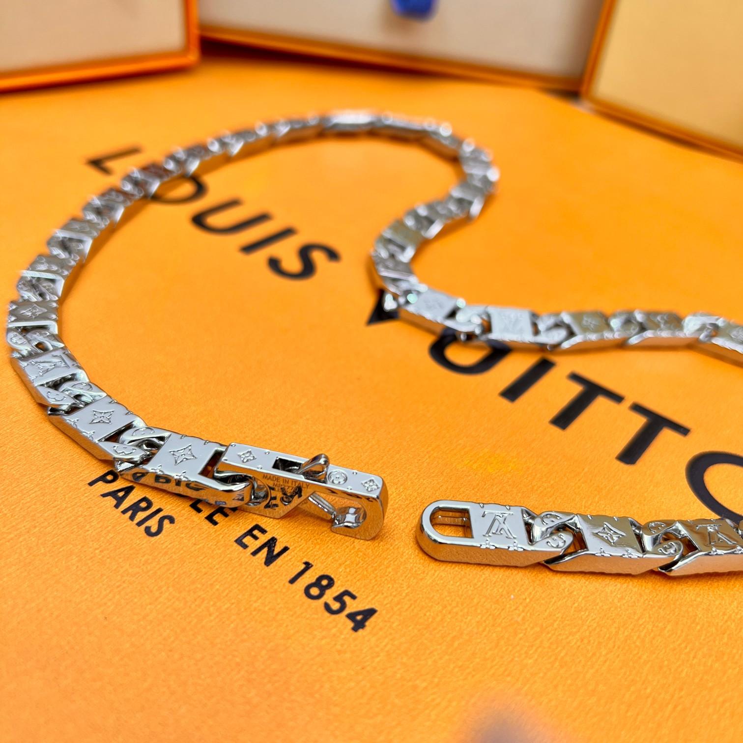 Louis Vuitton Monogram Tied Up Necklace    M00919 - DopestKickz