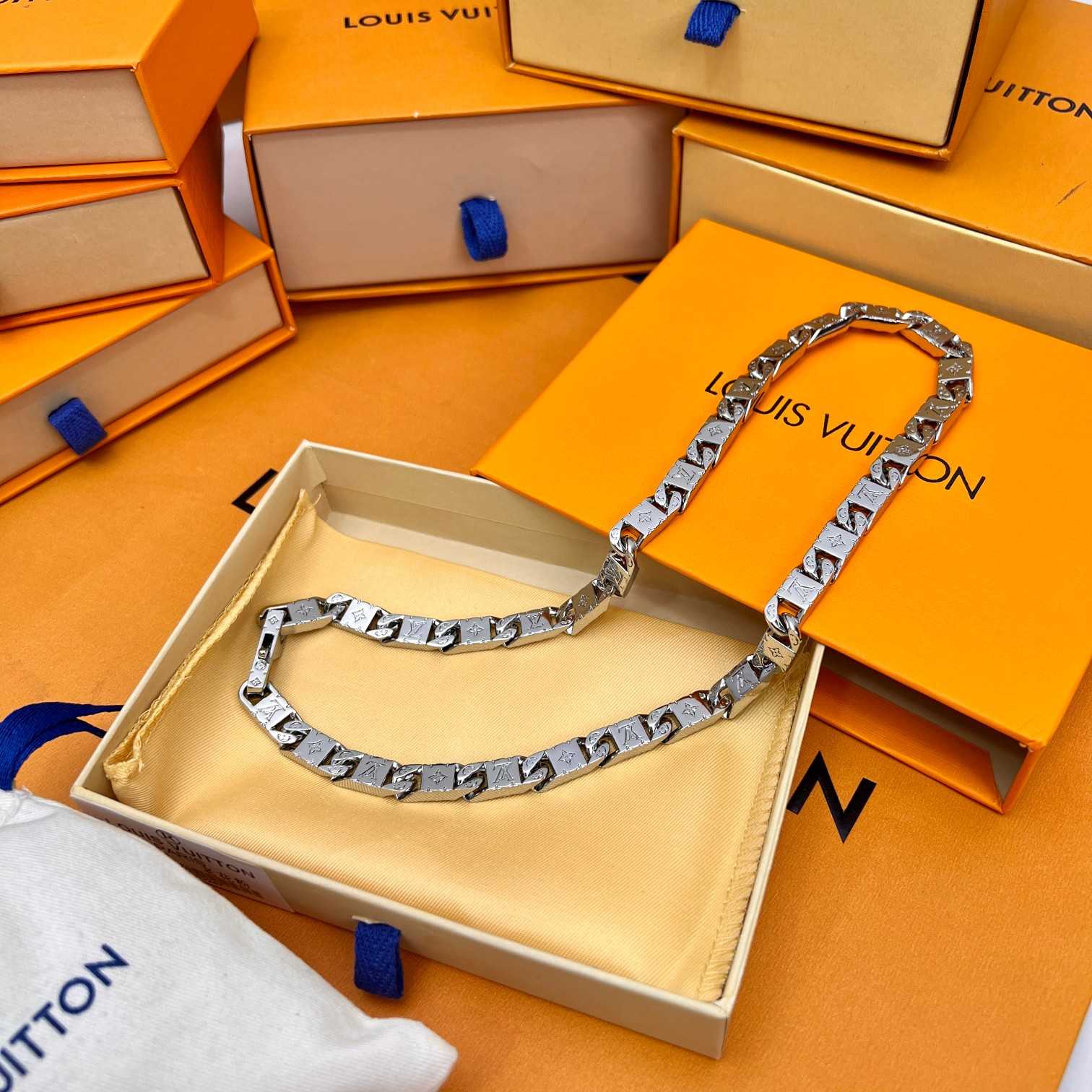 Louis Vuitton Monogram Tied Up Necklace    M00919 - DopestKickz