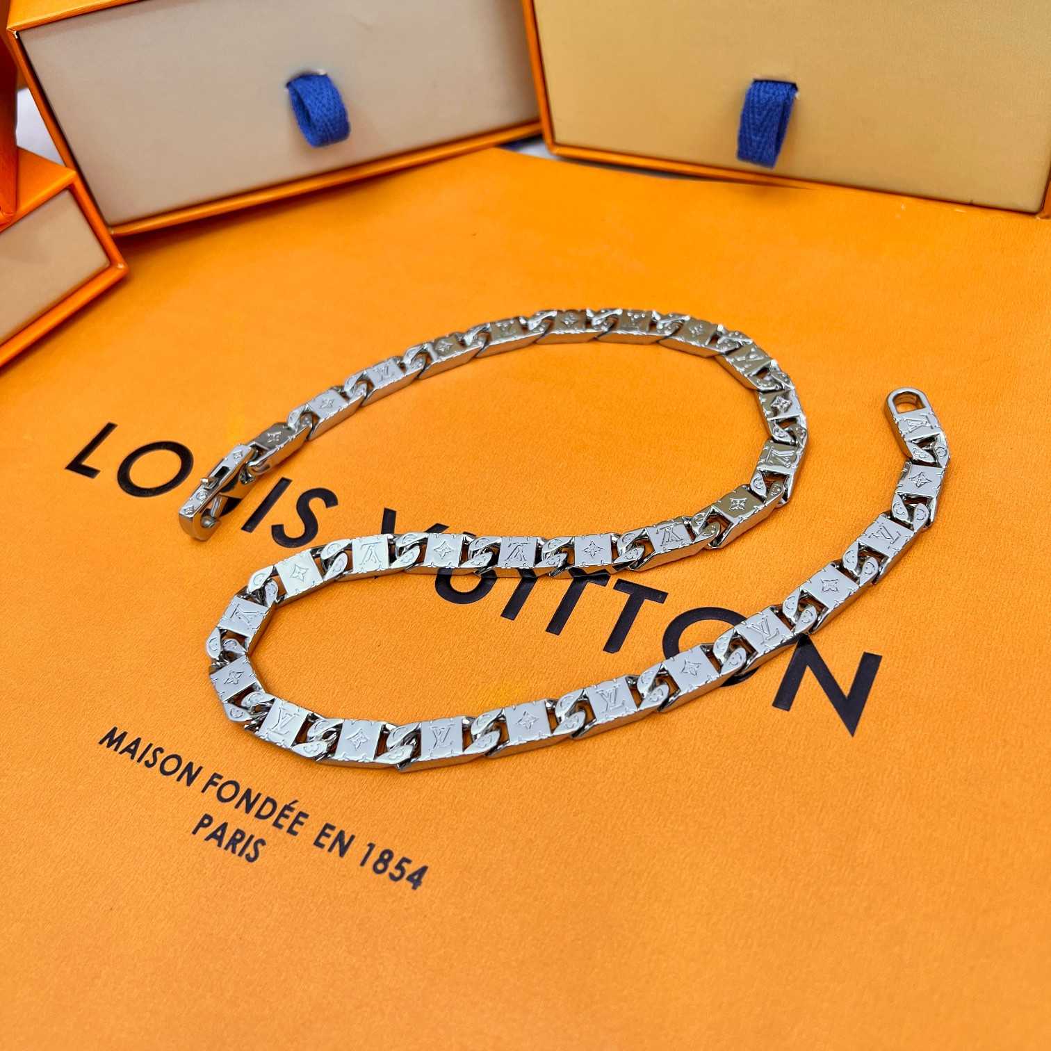 Louis Vuitton Monogram Tied Up Necklace    M00919 - DopestKickz