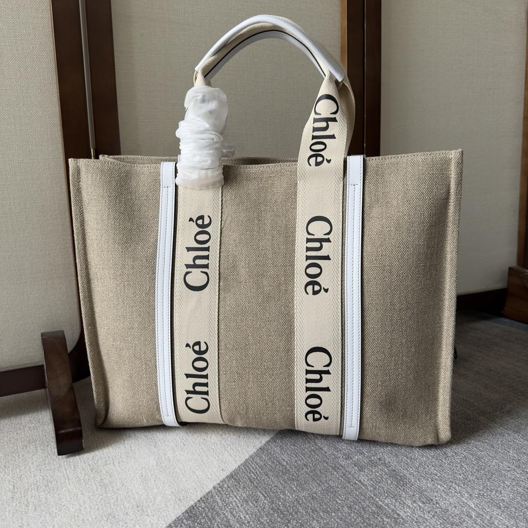 Chloe Large Woody Tote Bag(45-33-13 cm) - DopestKickz