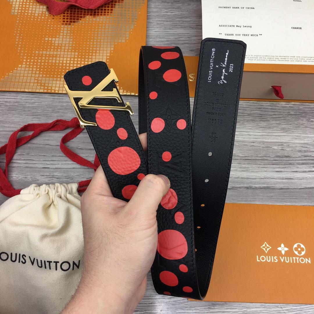 Louis Vuitton LV X YK LV Initiales 40MM Reversible Belt    - DopestKickz