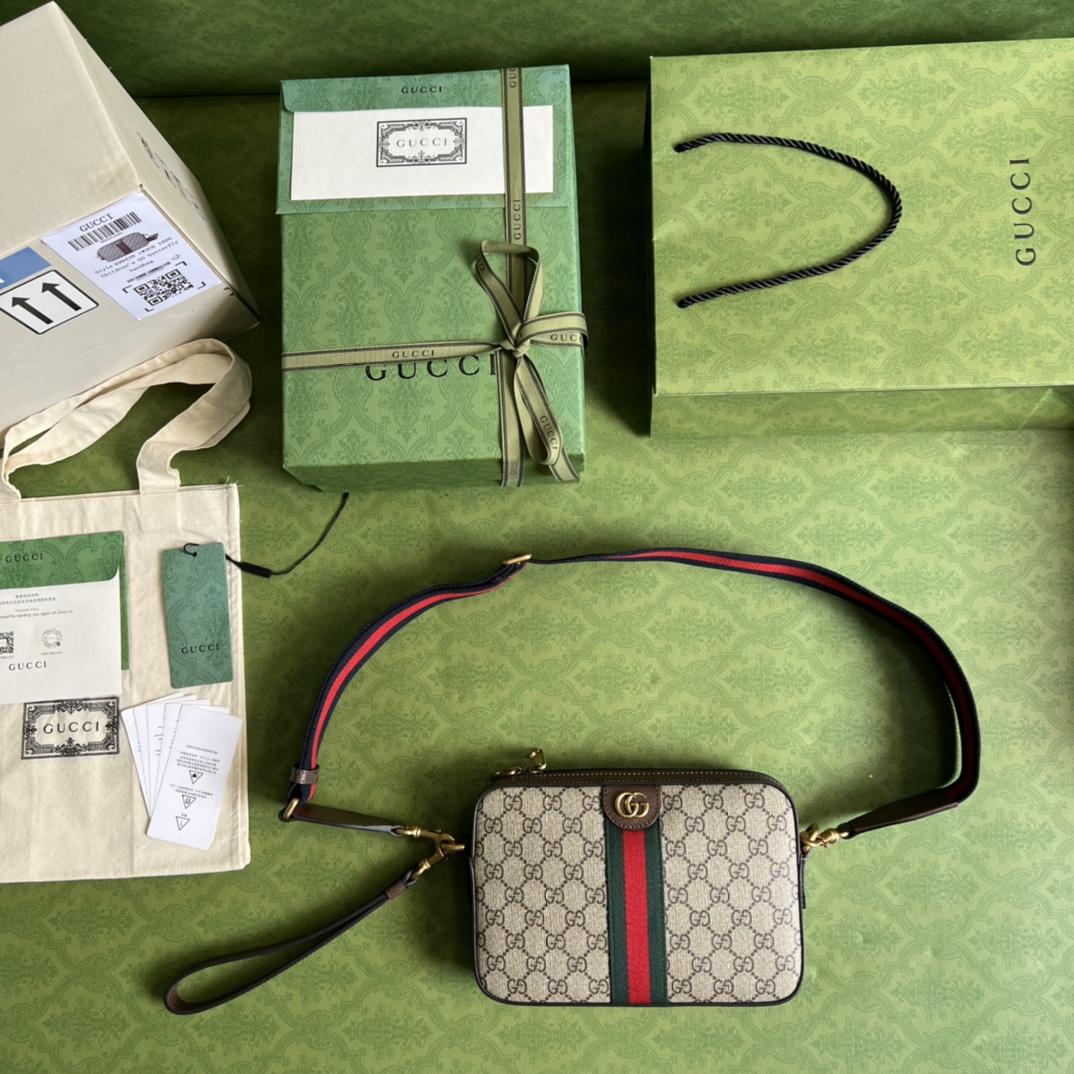 Gucci Ophidia GG Shoulder Bag(23.5-16-4.5cm) - DopestKickz