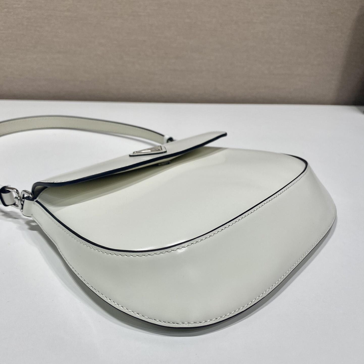 Prada Cleo Brushed Leather Shoulder Bag With Flap - DopestKickz