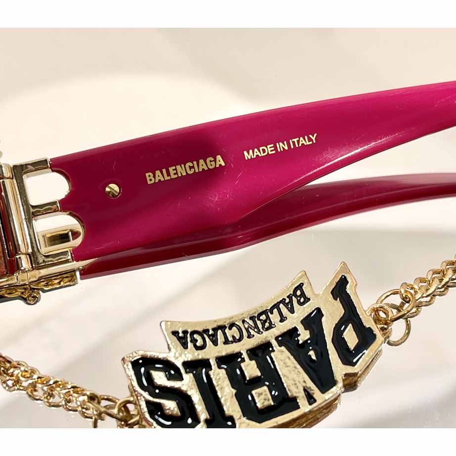 Balenciaga Dynasty Rectangle Acetate Sunglasses - DopestKickz