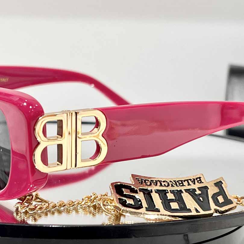 Balenciaga Dynasty Rectangle Acetate Sunglasses - DopestKickz