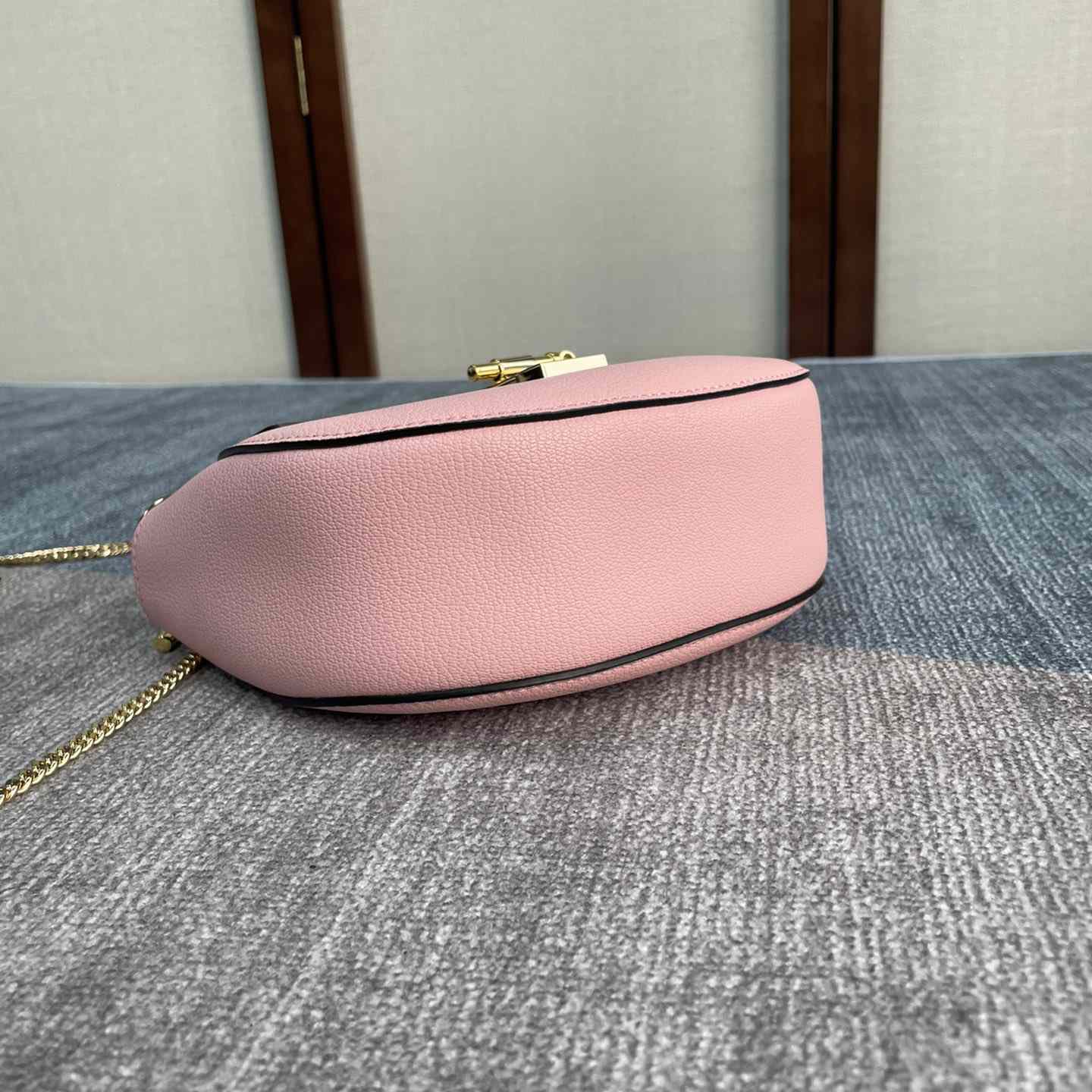 Chloe Drew Shoulder Bag In Small Grain Lambskin(19-7-16cm) - DopestKickz