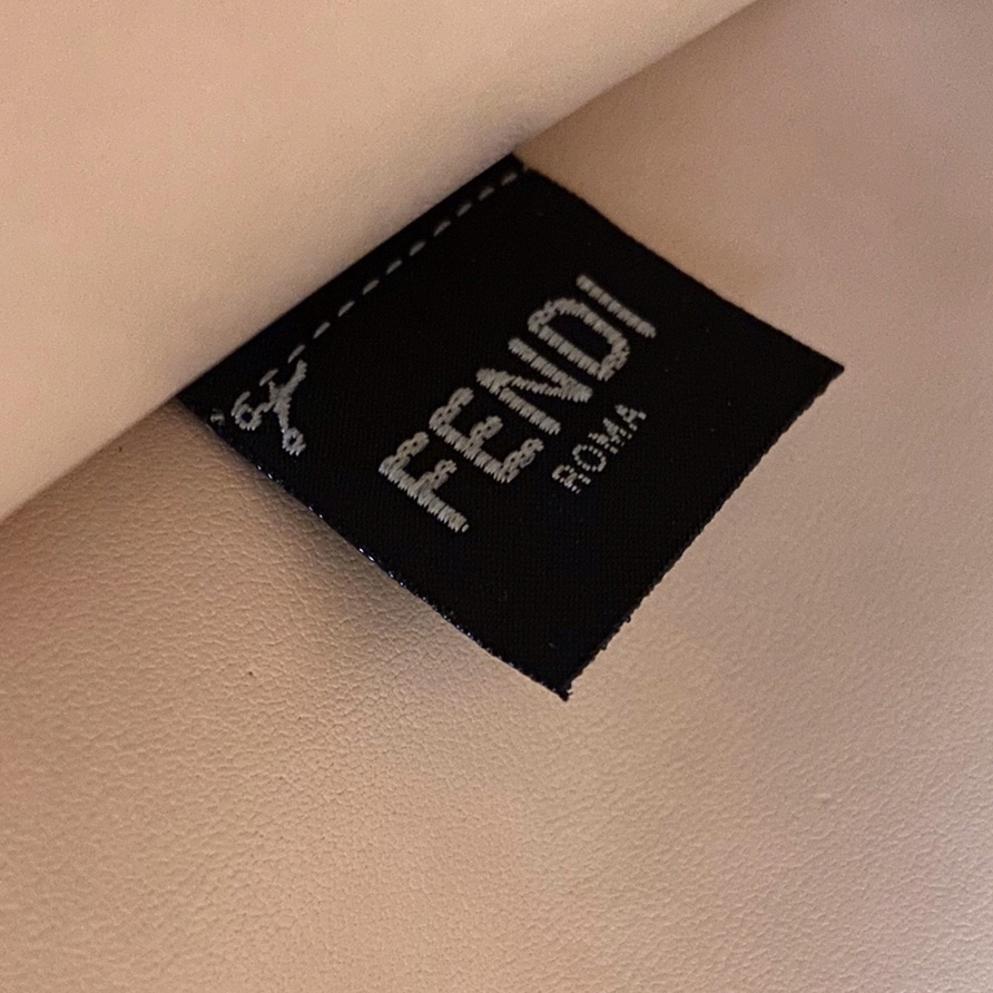 Fendi Peekaboo Iseeu Medium Beige Leather Bag - DopestKickz
