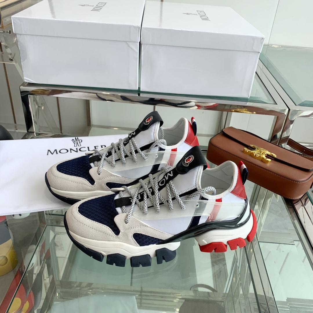 Moncler Trevor Chunky Nylon Trainer Sneakers - DopestKickz