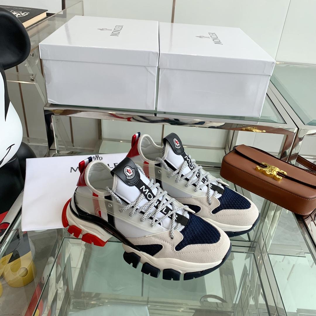 Moncler Trevor Chunky Nylon Trainer Sneakers - DopestKickz
