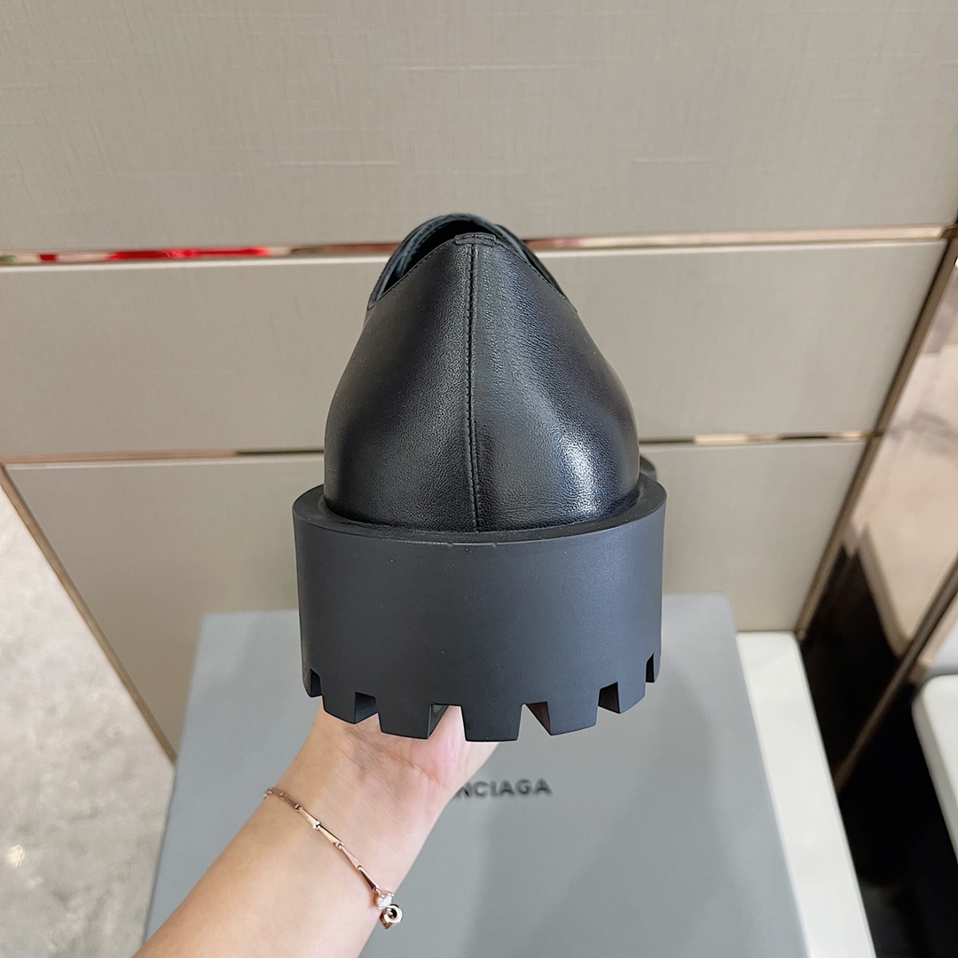 Balenciaga Men's Rhino Derby In Black  - DopestKickz
