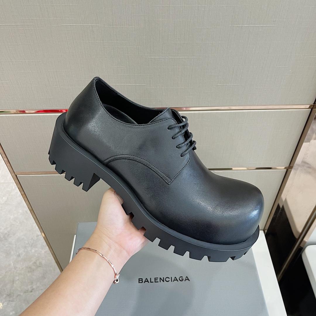 Balenciaga Men's Rhino Derby In Black  - DopestKickz