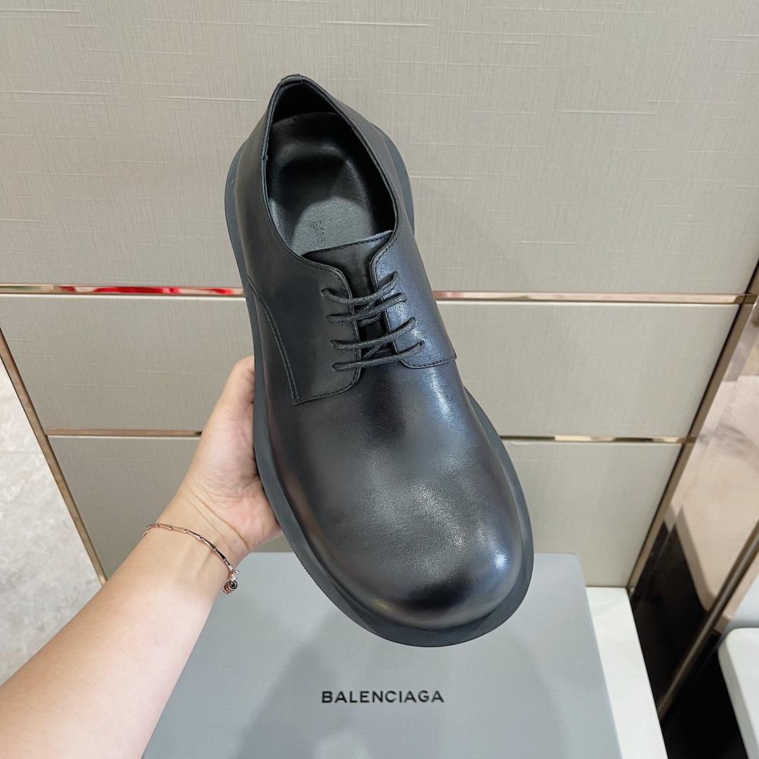 Balenciaga Men's Rhino Derby In Black  - DopestKickz
