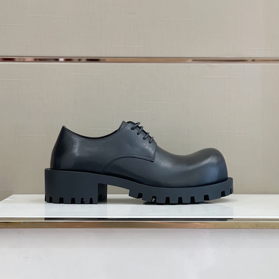 Balenciaga Men's Rhino Derby In Black  - DopestKickz
