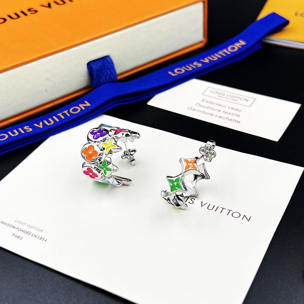Louis Vuitton MNG Party Earrings   M01039 - DopestKickz