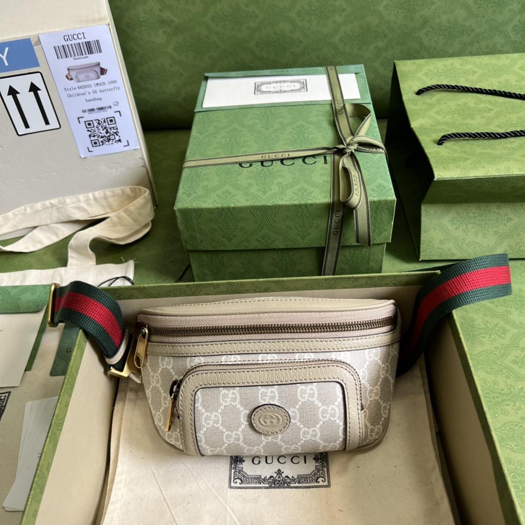 Gucci Belt Bag With Interlocking G(23x 12x 2.5cm) - DopestKickz