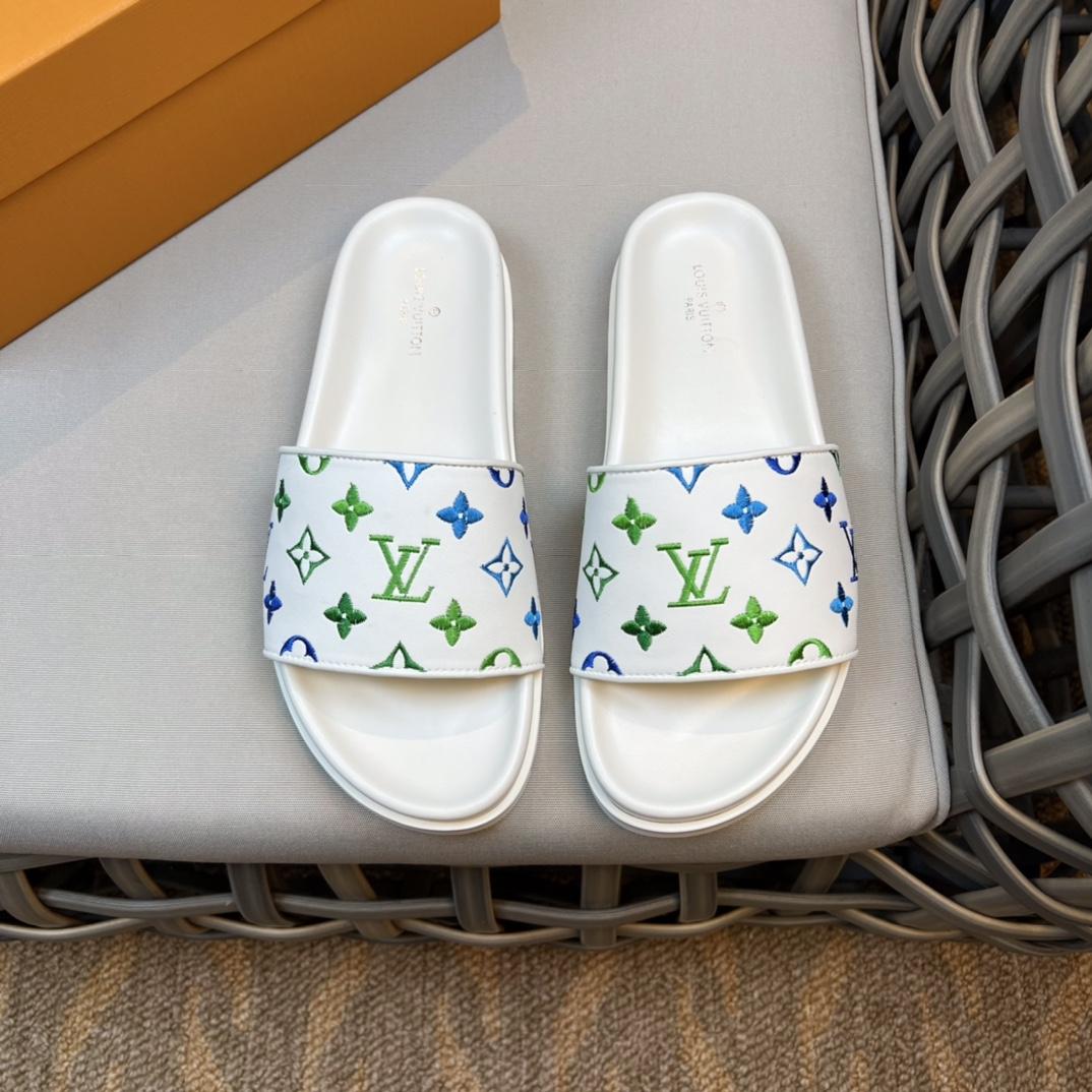 Louis Vuitton Monogram Sandals - DopestKickz