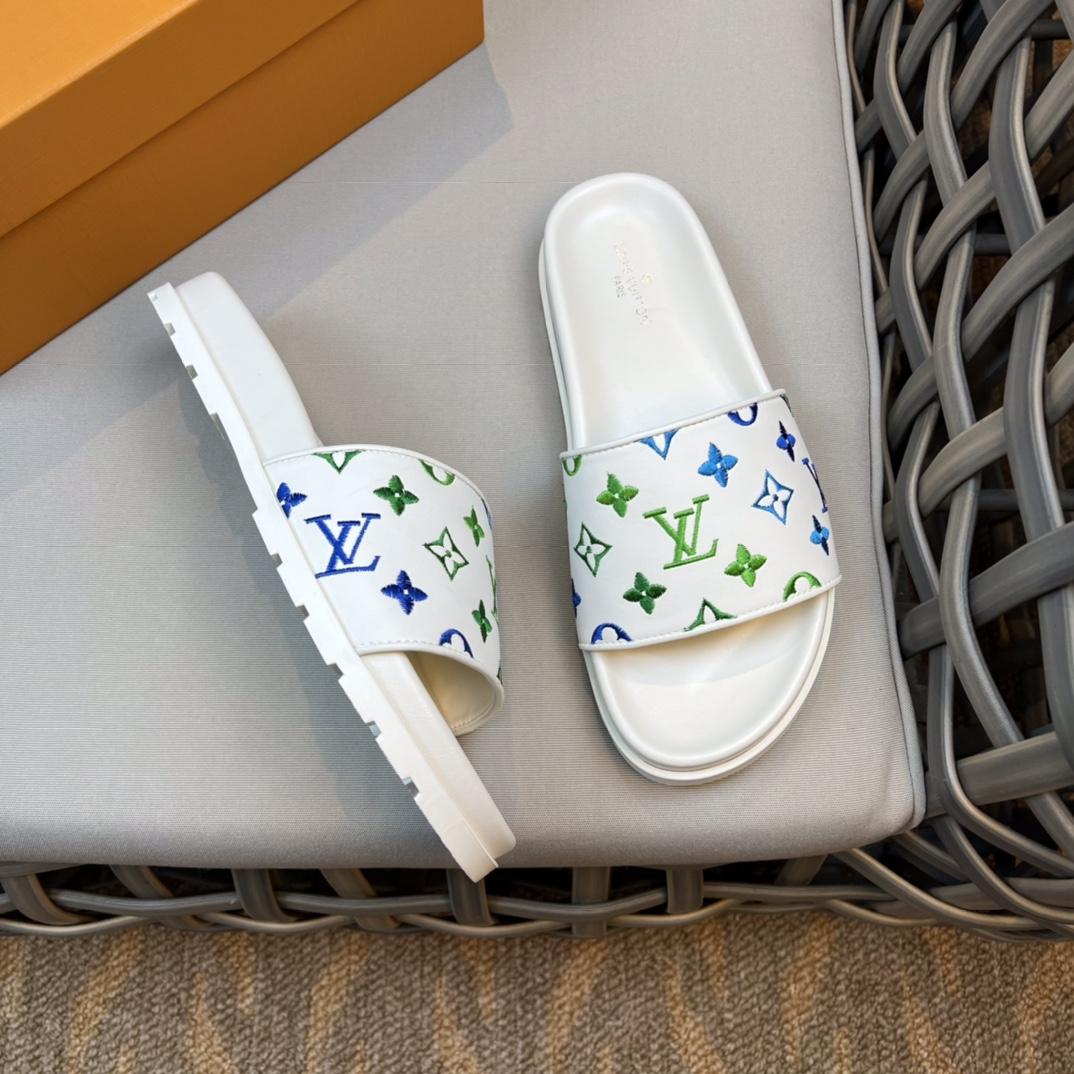 Louis Vuitton Monogram Sandals - DopestKickz