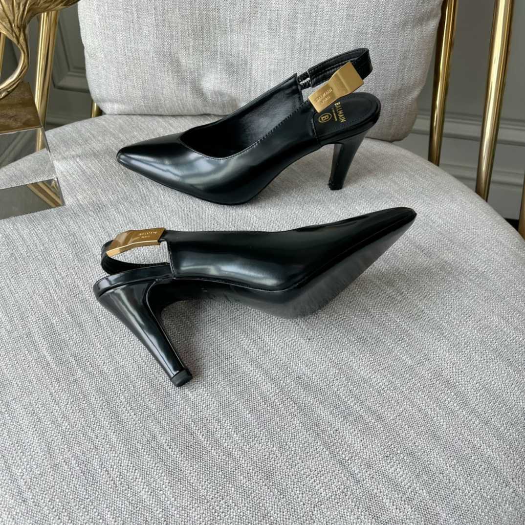 Balmain Tara Leather Pumps - DopestKickz