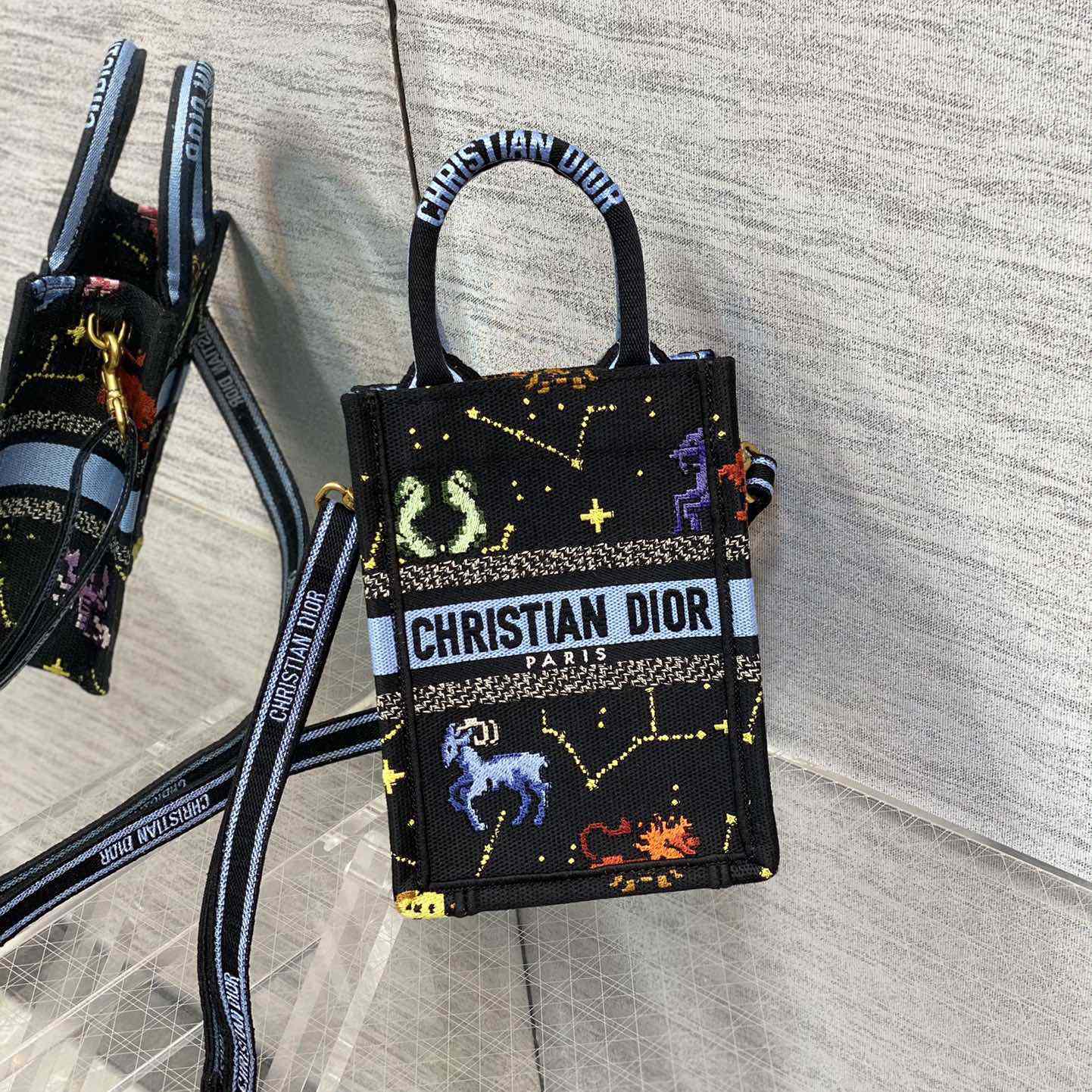 Dior Mini Dior Book Tote Phone Bag - DopestKickz