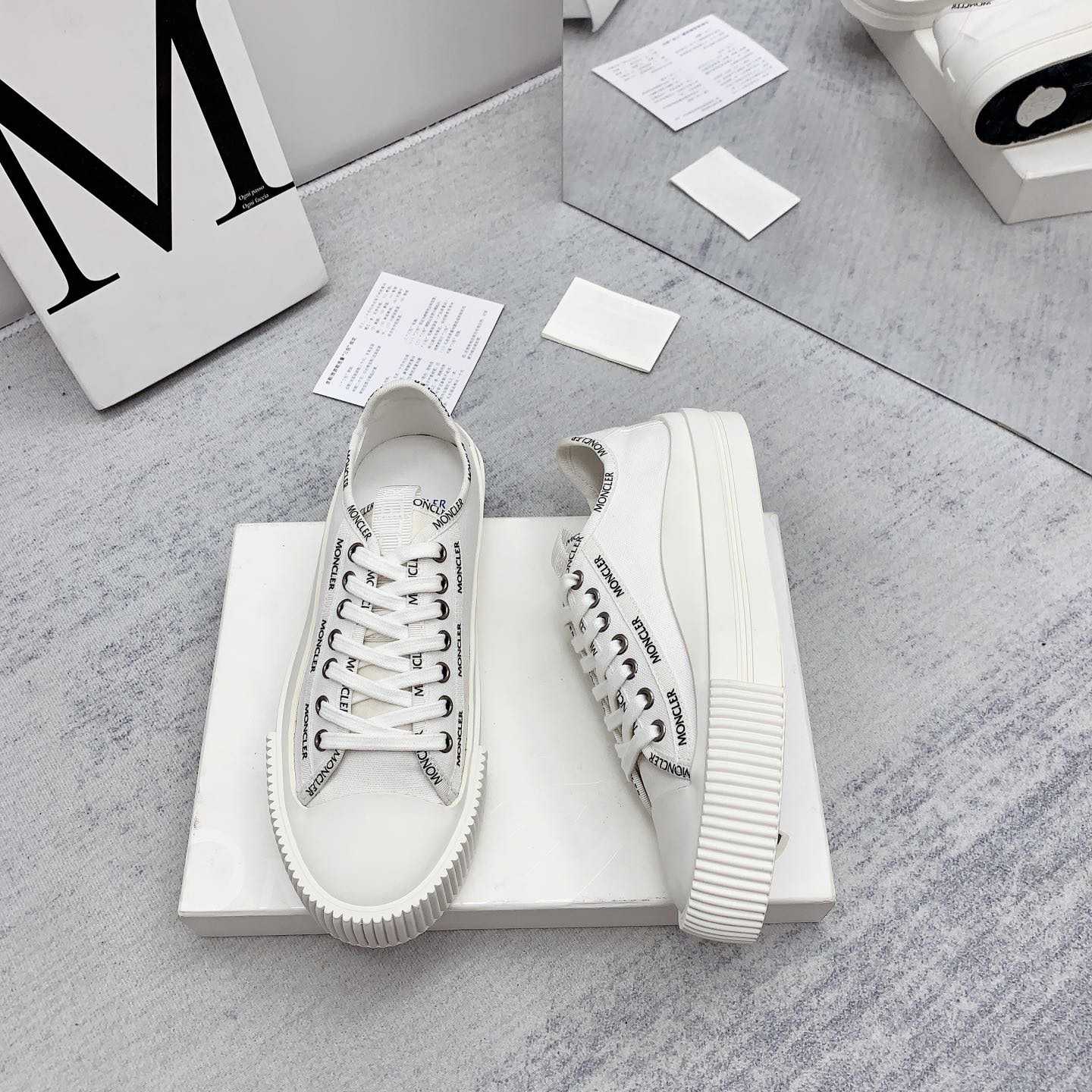 Moncler Glissiere Low-Top Sneakers - DopestKickz