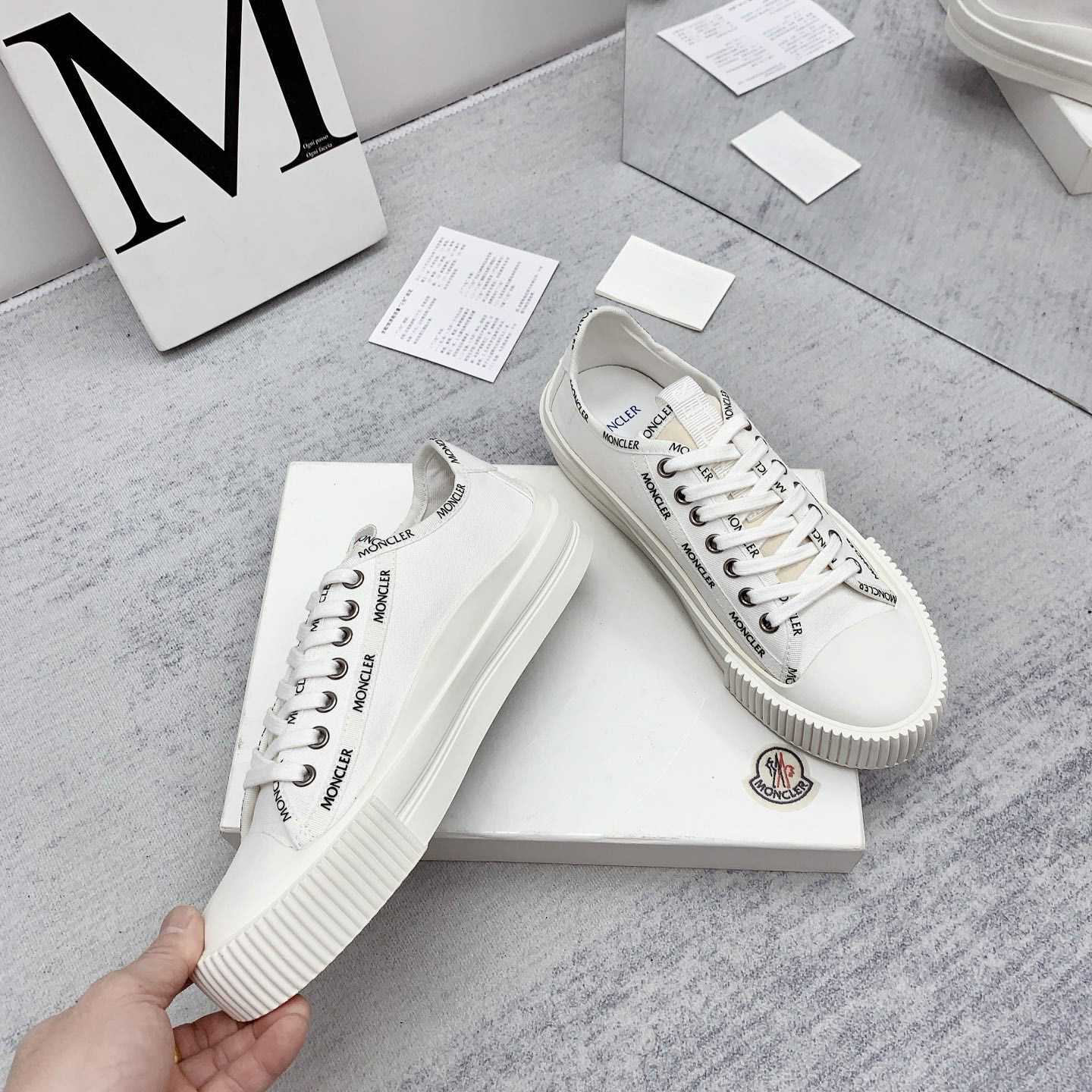 Moncler Glissiere Low-Top Sneakers - DopestKickz