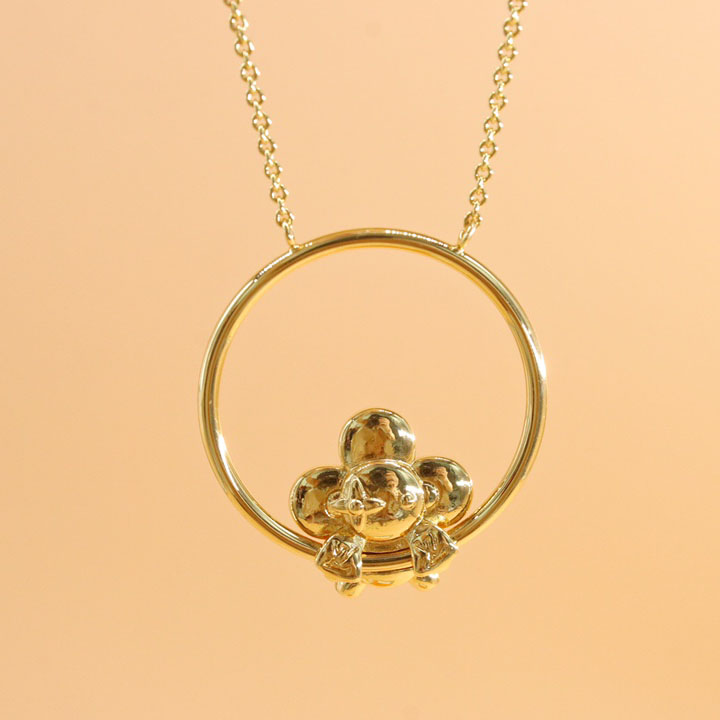 Louis Vuitton Vivienne Swinging  Necklace    M00799 - DopestKickz